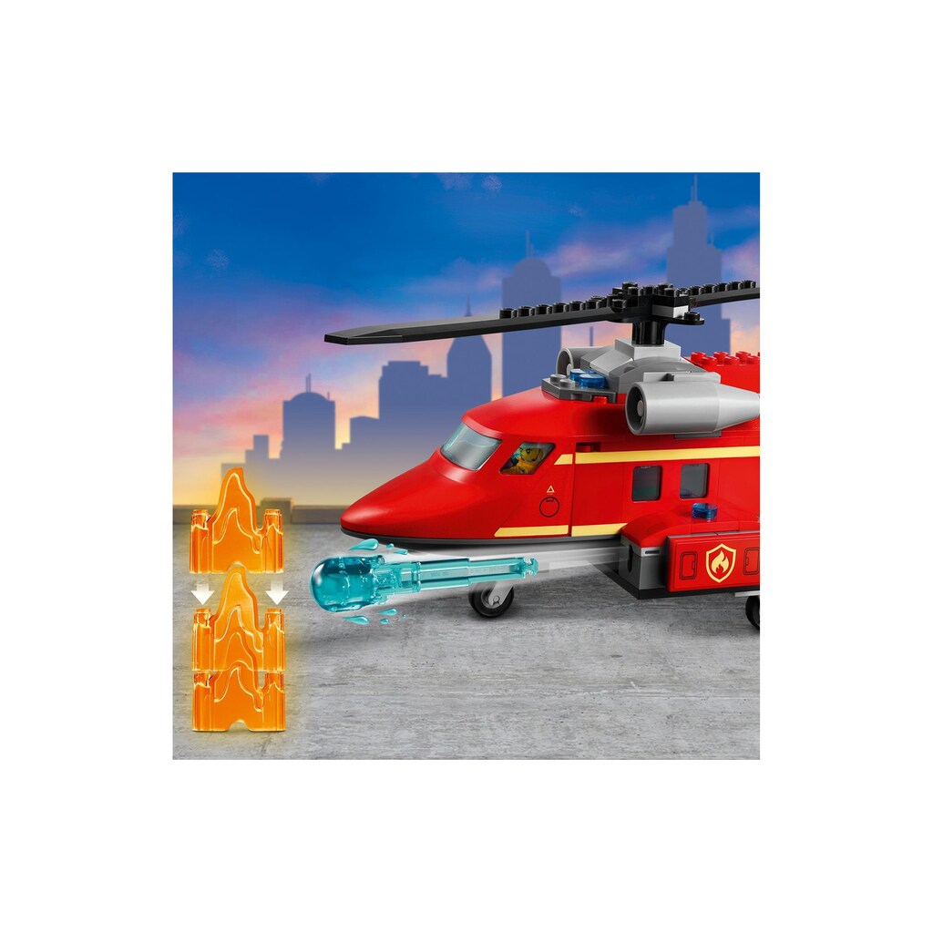 LEGO® Konstruktionsspielsteine »Feuerwehrhubschrauber 60«
