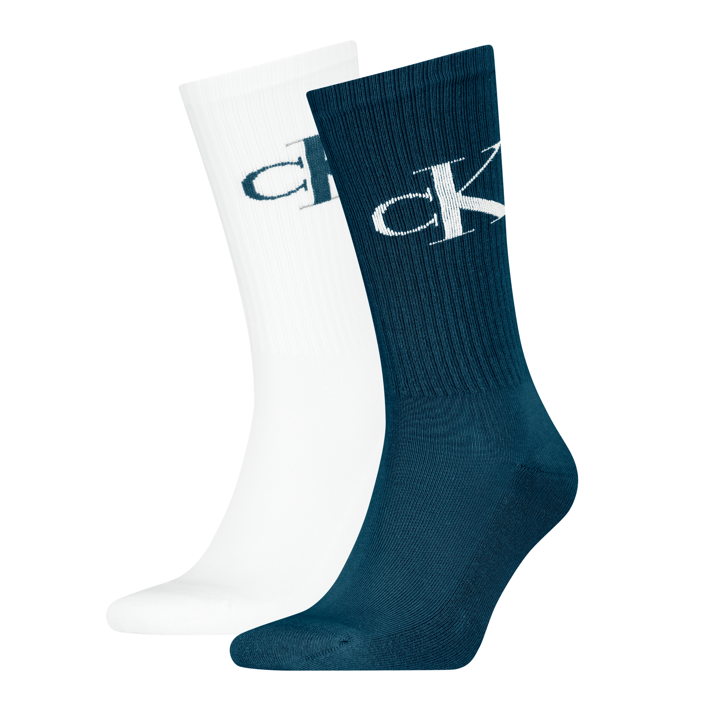 Calvin Klein Jeans Tennissocken »CKJ MEN SOCK MONOGRAM« 2 Paar, 2 Stk. tlg. mit verstärkter Ferse, komfortable Frotteesohle