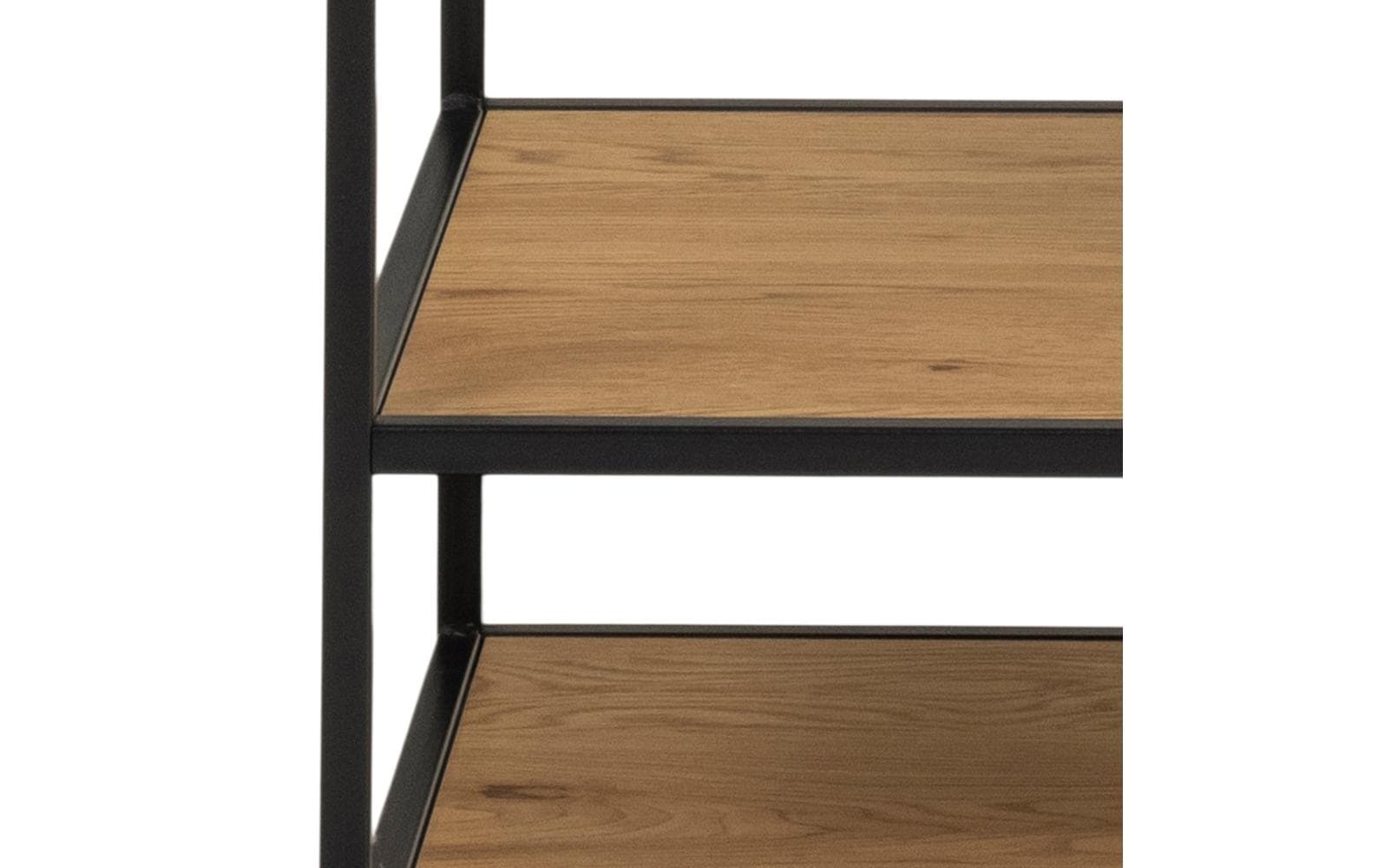 AC Design Garderobenständer »Seaford 77 x 45 x 165 cm, Eiche/Schwarz«