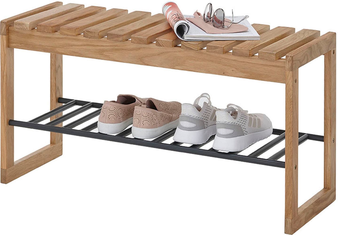 MCA furniture Schuhbank »BANTRY Bank«, Schuhablage in schwarz