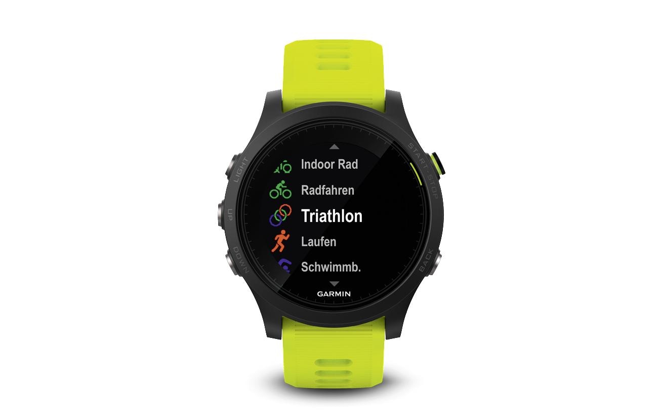 Garmin Fitnessuhr »GPS-Sportuhr Forerunner 935 Bundle Tri Gelb Schwarz«