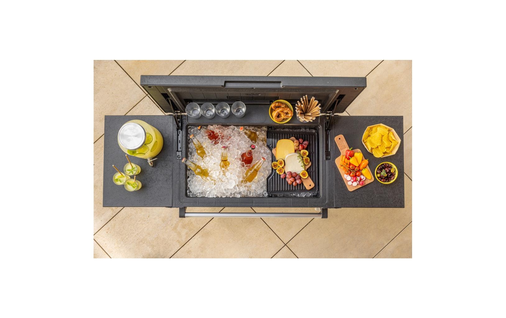 Keter Servierwagen »95.5 x 58.4 x 89.8 cm Anthrazit«