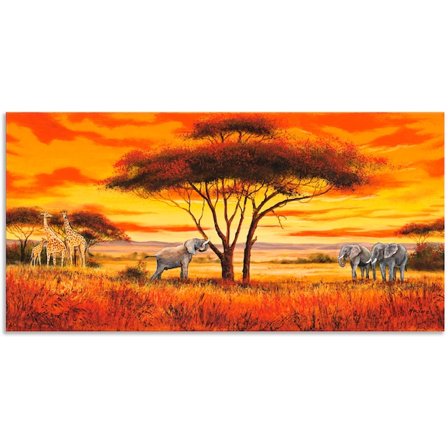 Artland Wandbild »Afrikanische Landschaft II«, Afrika, (1 St.), als Alubild,  Leinwandbild, Wandaufkleber oder Poster in versch. Grössen online shoppen |  Jelmoli-Versand