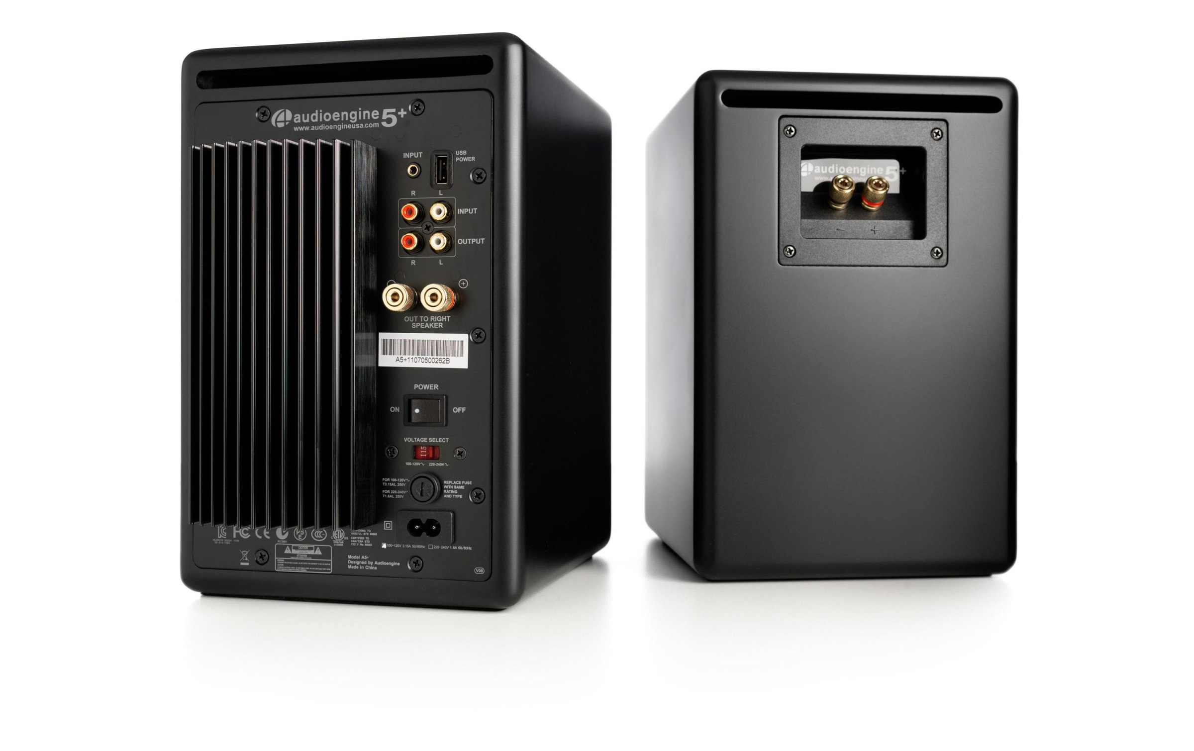 Regal-Lautsprecher »audioengine Paar A5+ Schwarz«