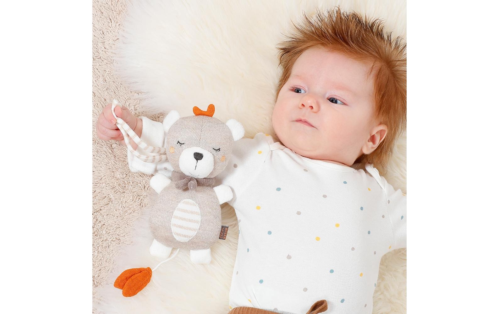 Fehn Spieluhr »Mini Natur Teddy«
