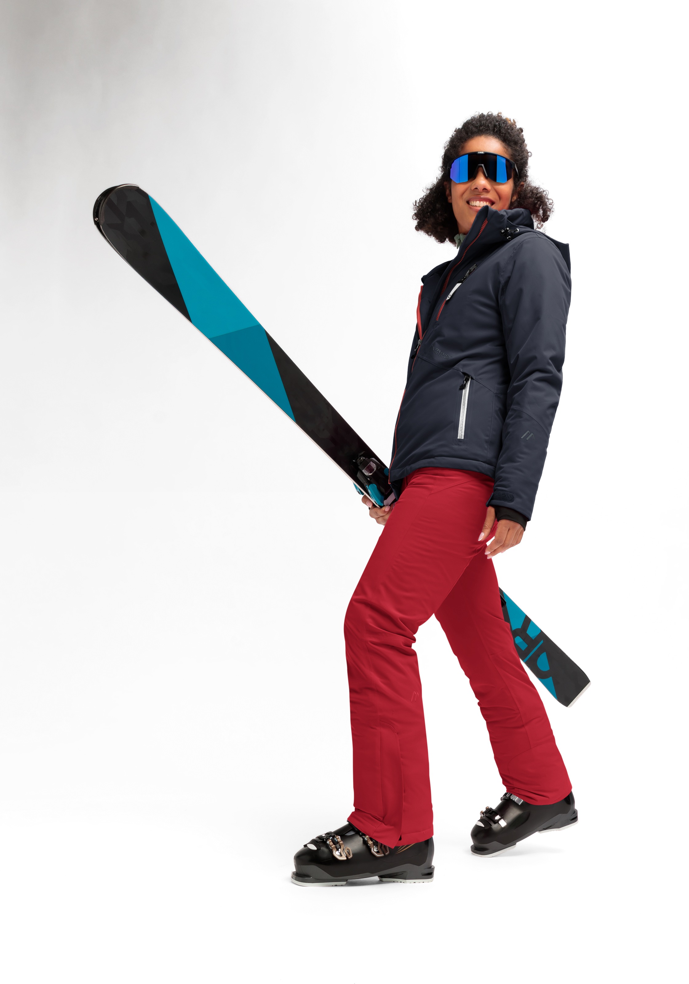 Maier Sports Skihose »Allissia slim 2.1«, Damen Schneehose, wind- und wasserdicht, 2 RV-Taschen, Slim Fit