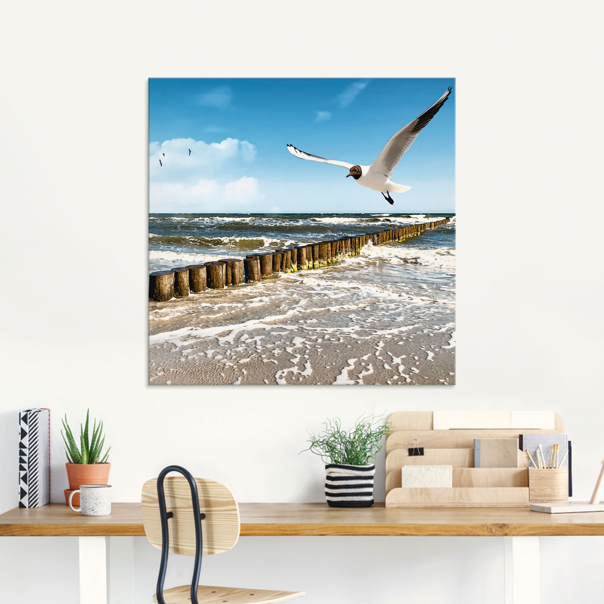 Artland Glasbild »Ostsee«, Gewässer, (1 St.), in verschiedenen Grössen
