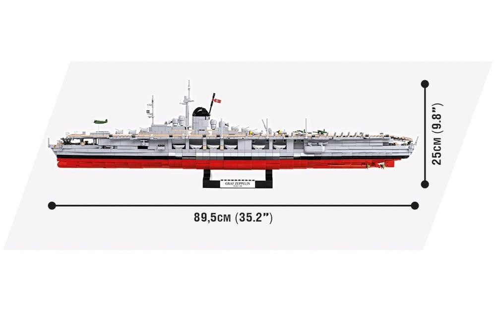 COBI Spielbausteine »WoWS Graf Zeppelin Schiff«