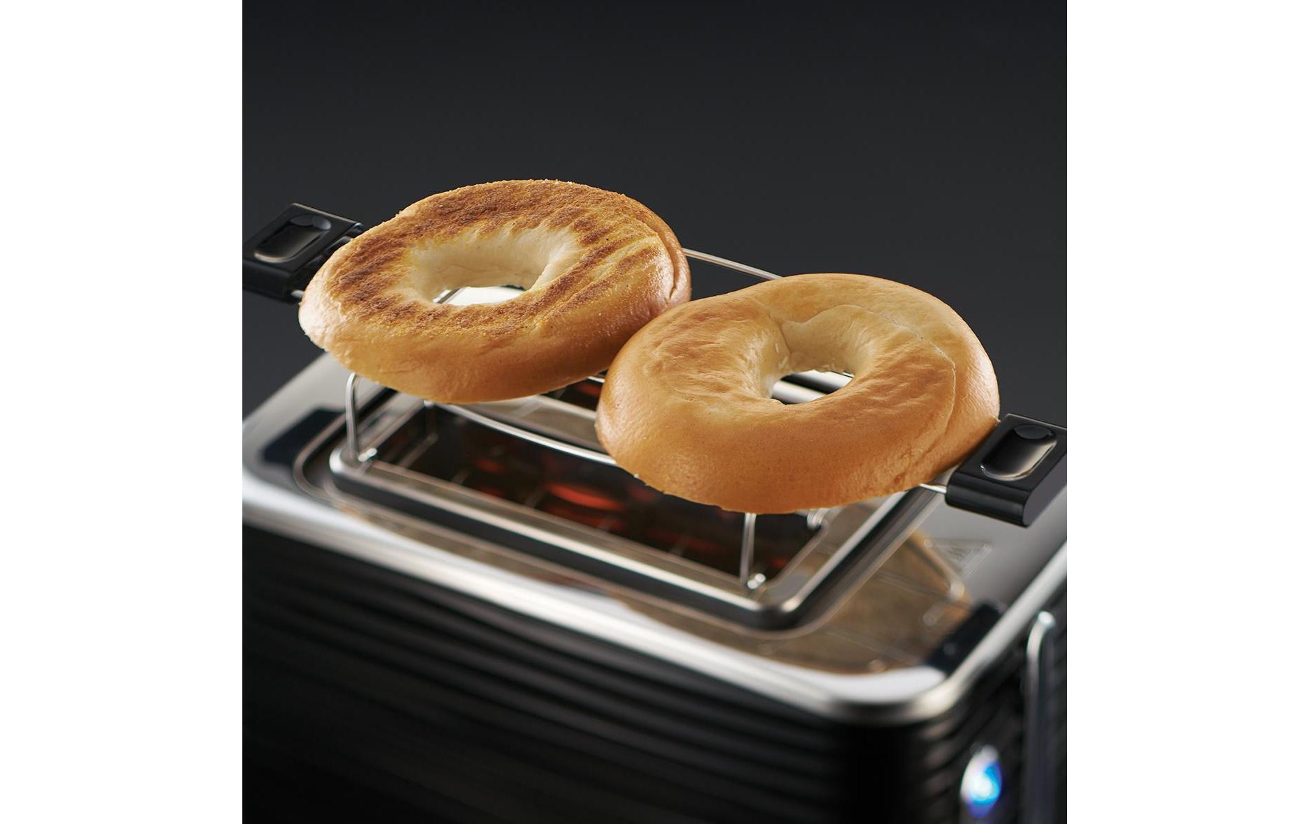 RUSSELL HOBBS Toaster »Inspire 24371-56 Schwarz«, 2 kurze Schlitze, für 2 Scheiben, 1050 W