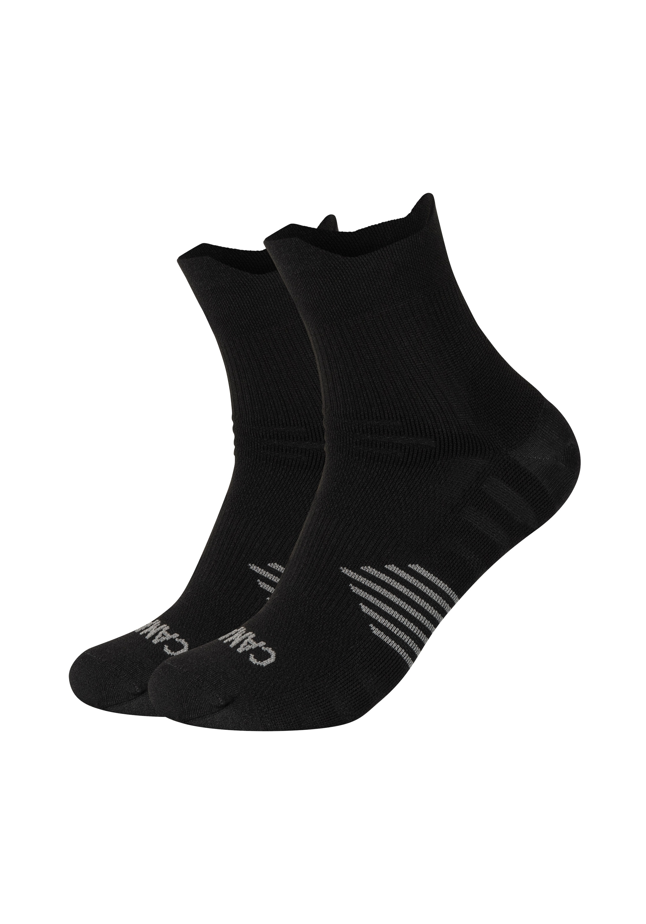 Camano Kurzsocken »function«, (4 Paar), Performance, Multi Sportsocken, Fussgewölbe-Stütze, gepolsterte Sohle