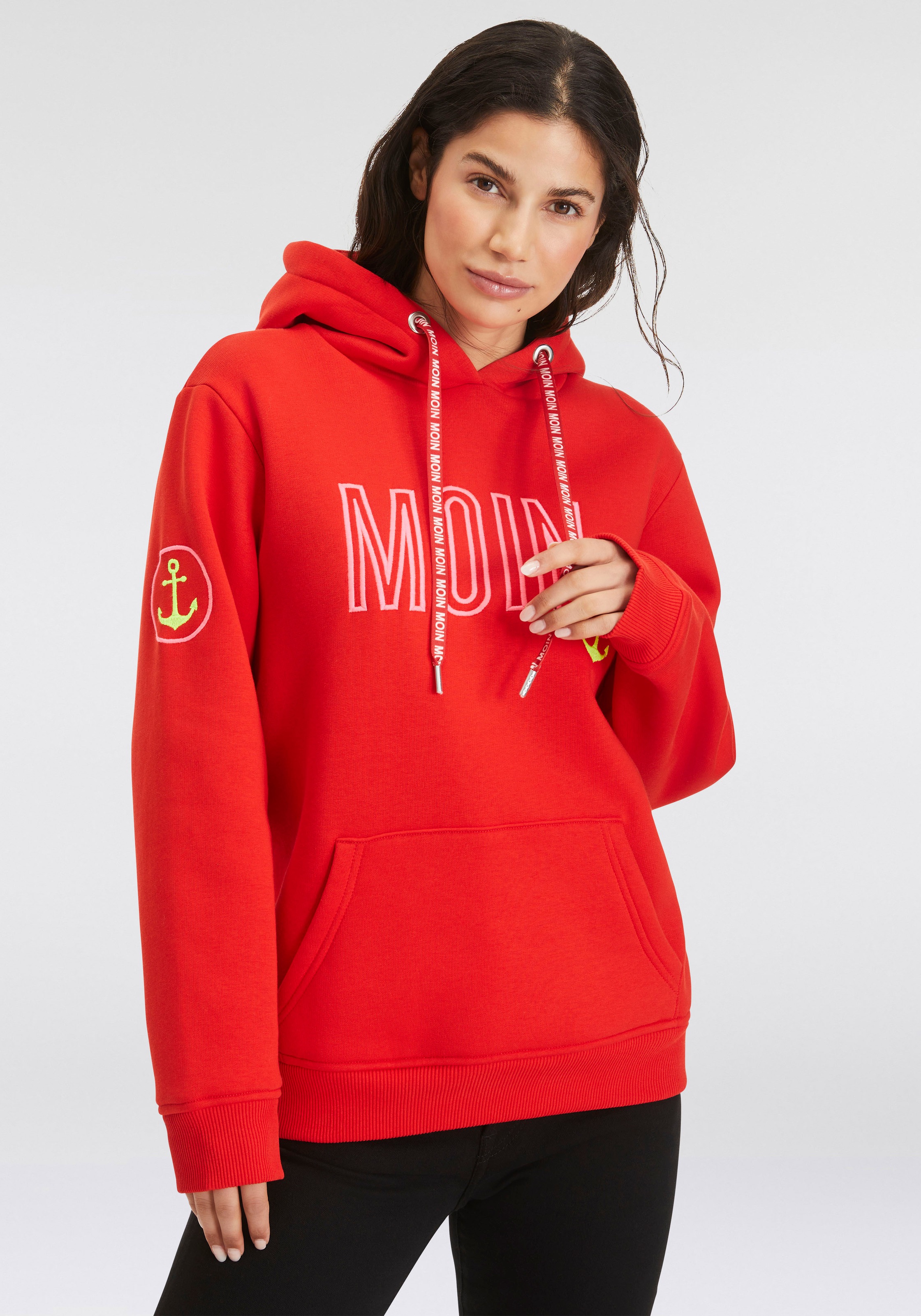 Zwillingsherz Hoodie »Limited Edition«, Langarm, Kapuze, Anker Motiv, exklusiv bei Otto