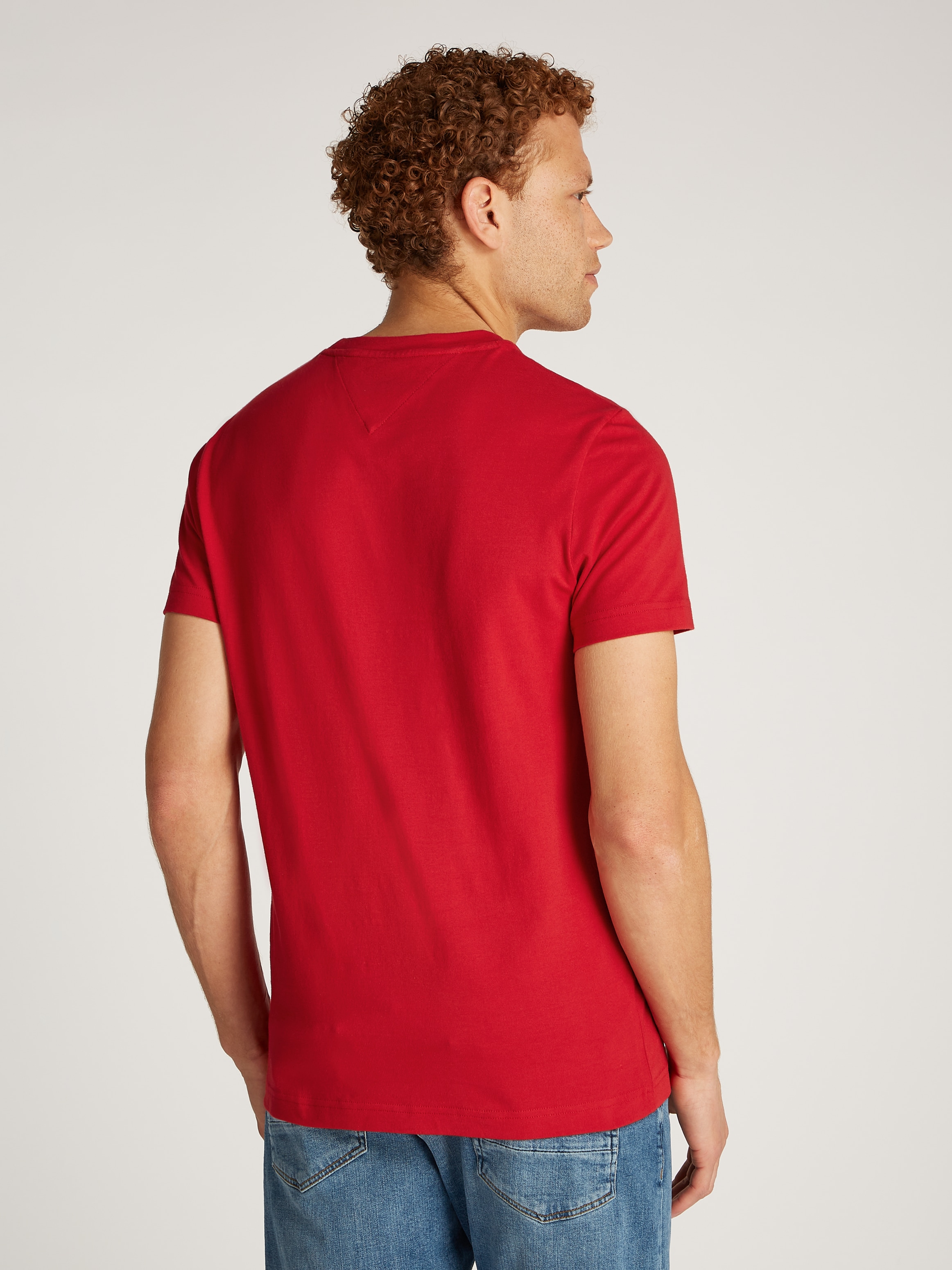 Tommy Hilfiger T-Shirt »TOMMY LOGO TEE«, aus reiner Baumwolle