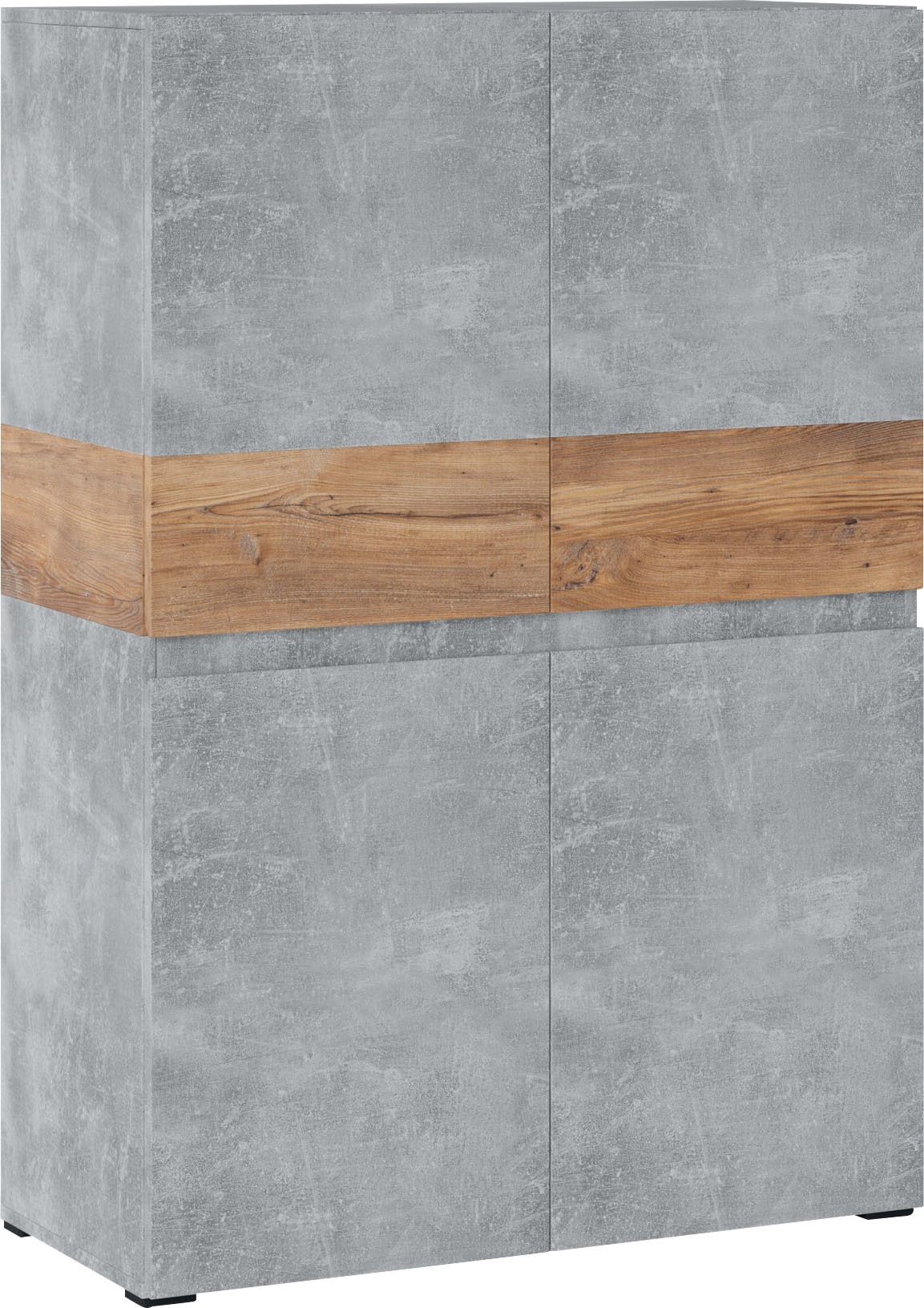 Home affaire Highboard "Rimini" Höhe 129 cm