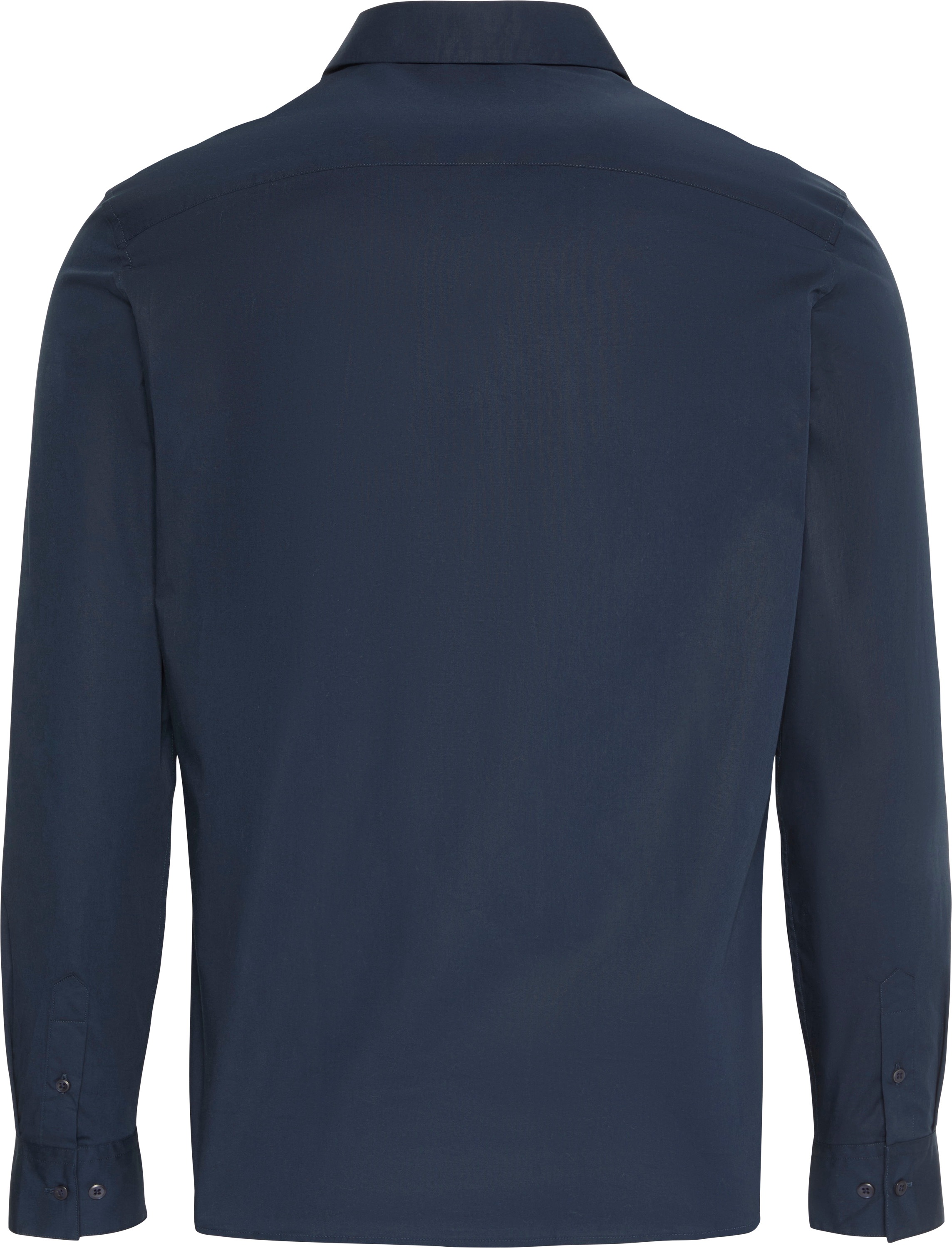Calvin Klein Langarmhemd »LONG SLEEVE SOLID STRETCH SLIM SHIRT«, in Unifarbe