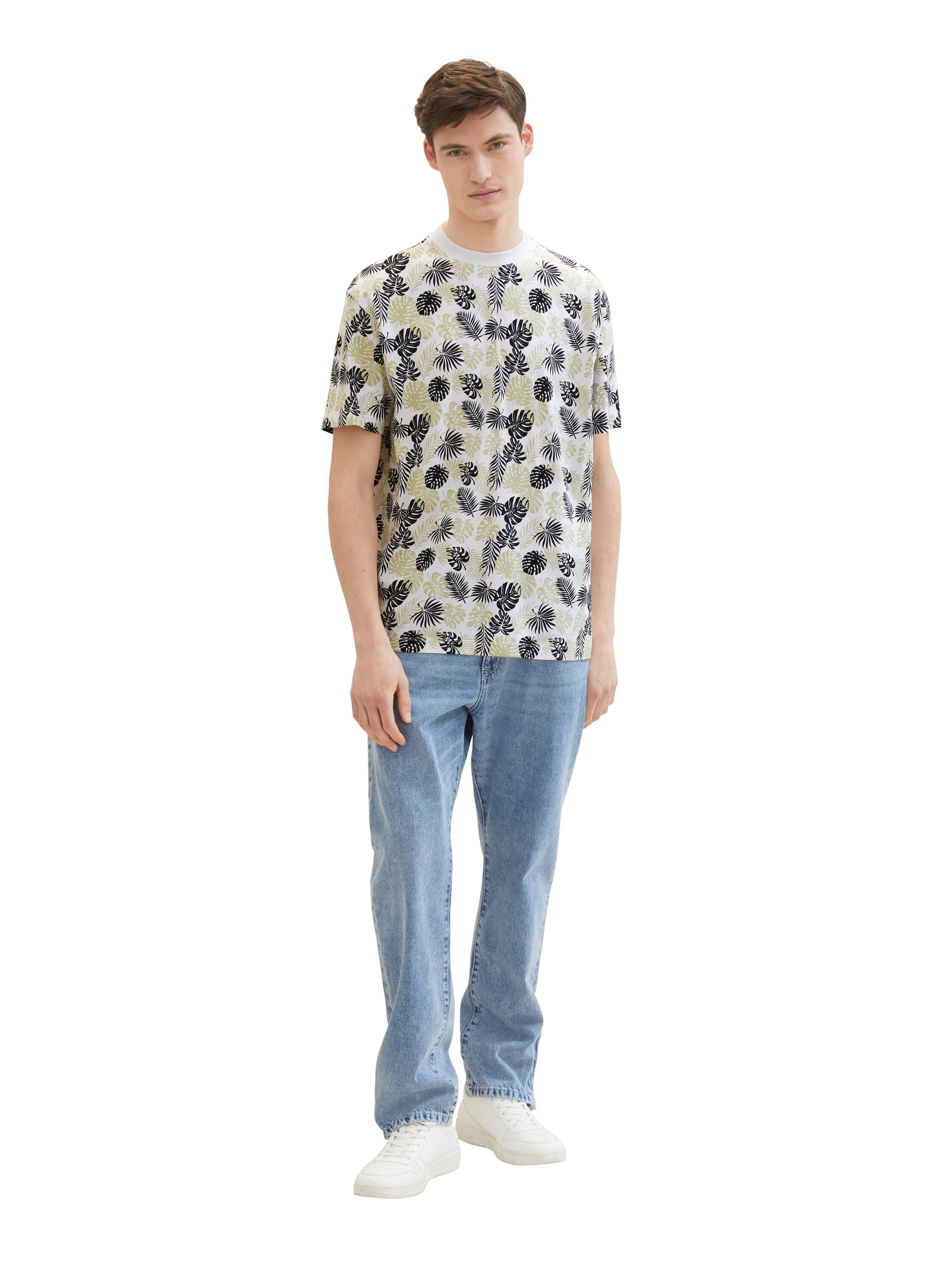 TOM TAILOR Denim Print-Shirt, mit Allover-Print