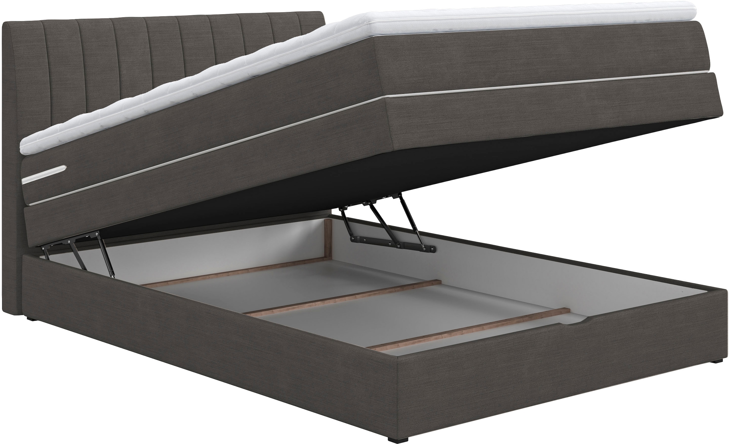 COTTA Boxspringbett »Shark inkl. Bettkasten und Topper«, erhältlich in den Breiten 140x200cm, 160x200cm und 180x200cm