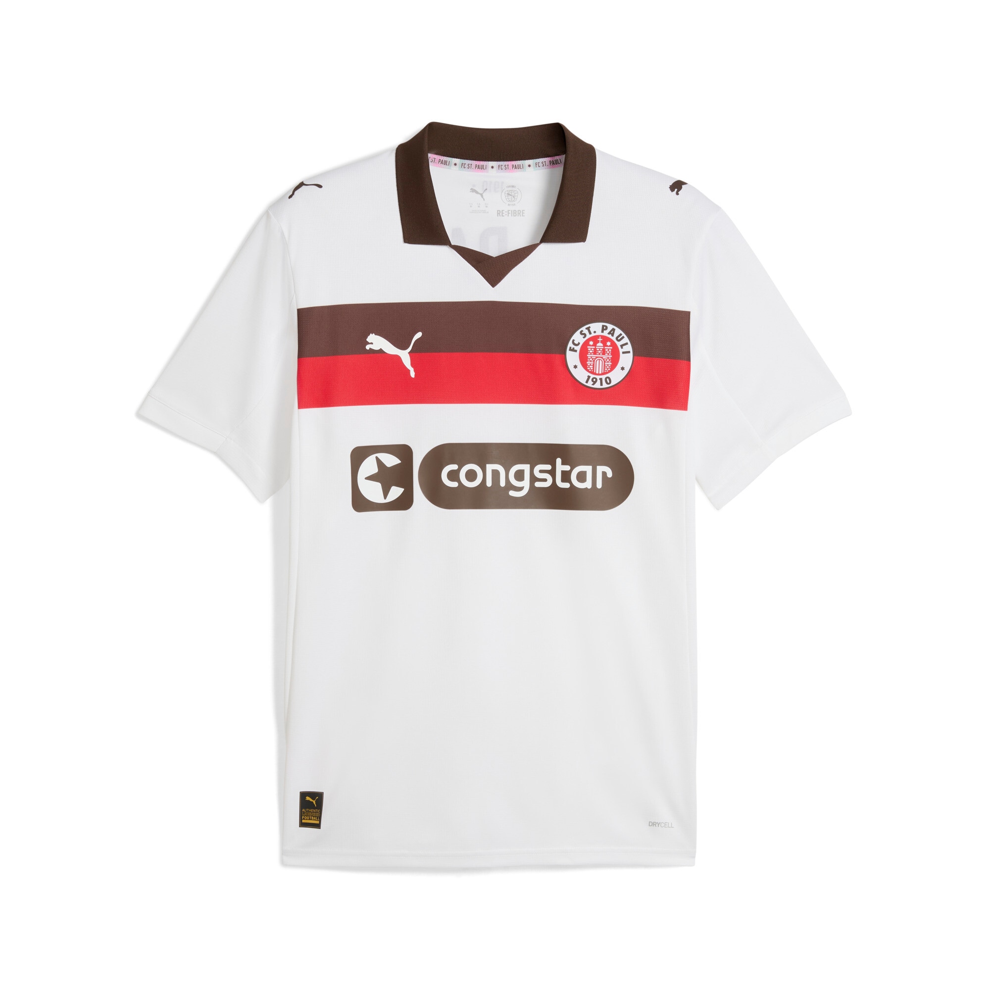 PUMA Poloshirt »FCSP AWAY JERSEY« Regular Fit, mit normalem Kragen, DryCELL Technologie, atmungsaktiv