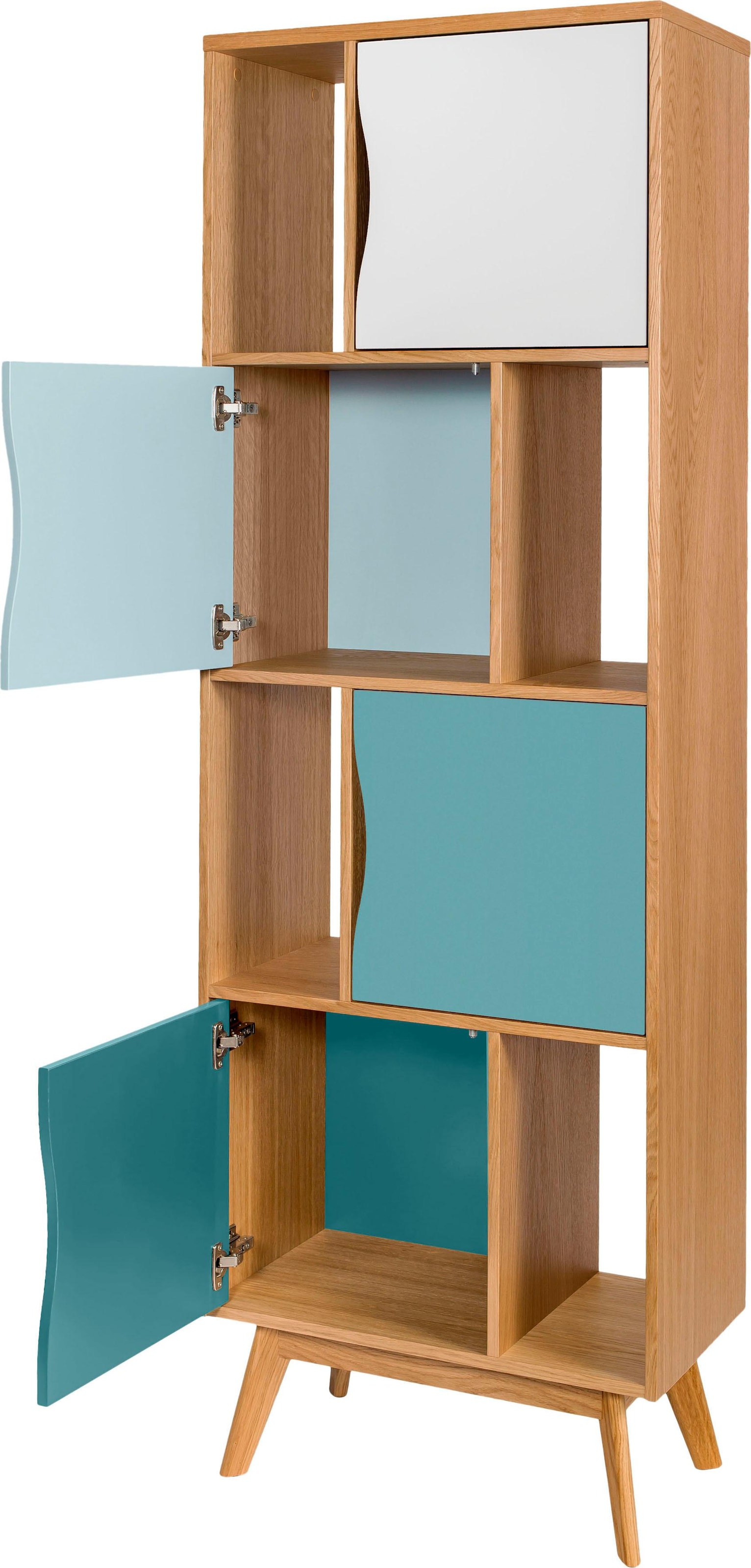 191 Design Eiche, cm, online schlichtes Woodman bestellen Bücherregal skandinavisches Jelmoli-Versand Holzfurnier | aus »Avon«, Höhe