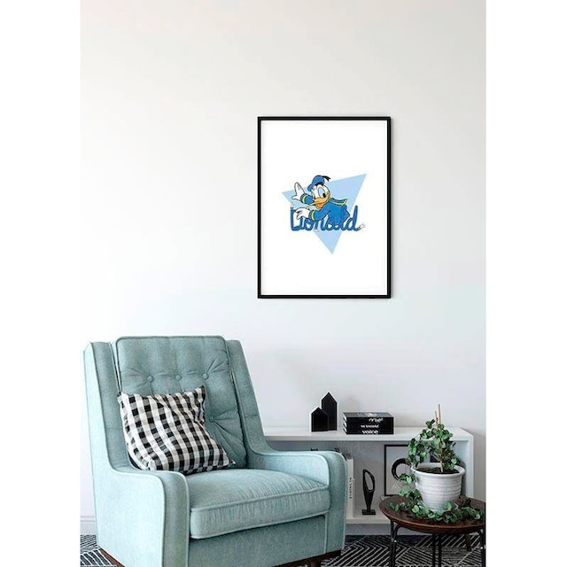 ✵ Komar Poster »Donald Duck Triangle«, Disney, (Packung, 1 St.),  Kinderzimmer, Schlafzimmer, Wohnzimmer online kaufen | Jelmoli-Versand