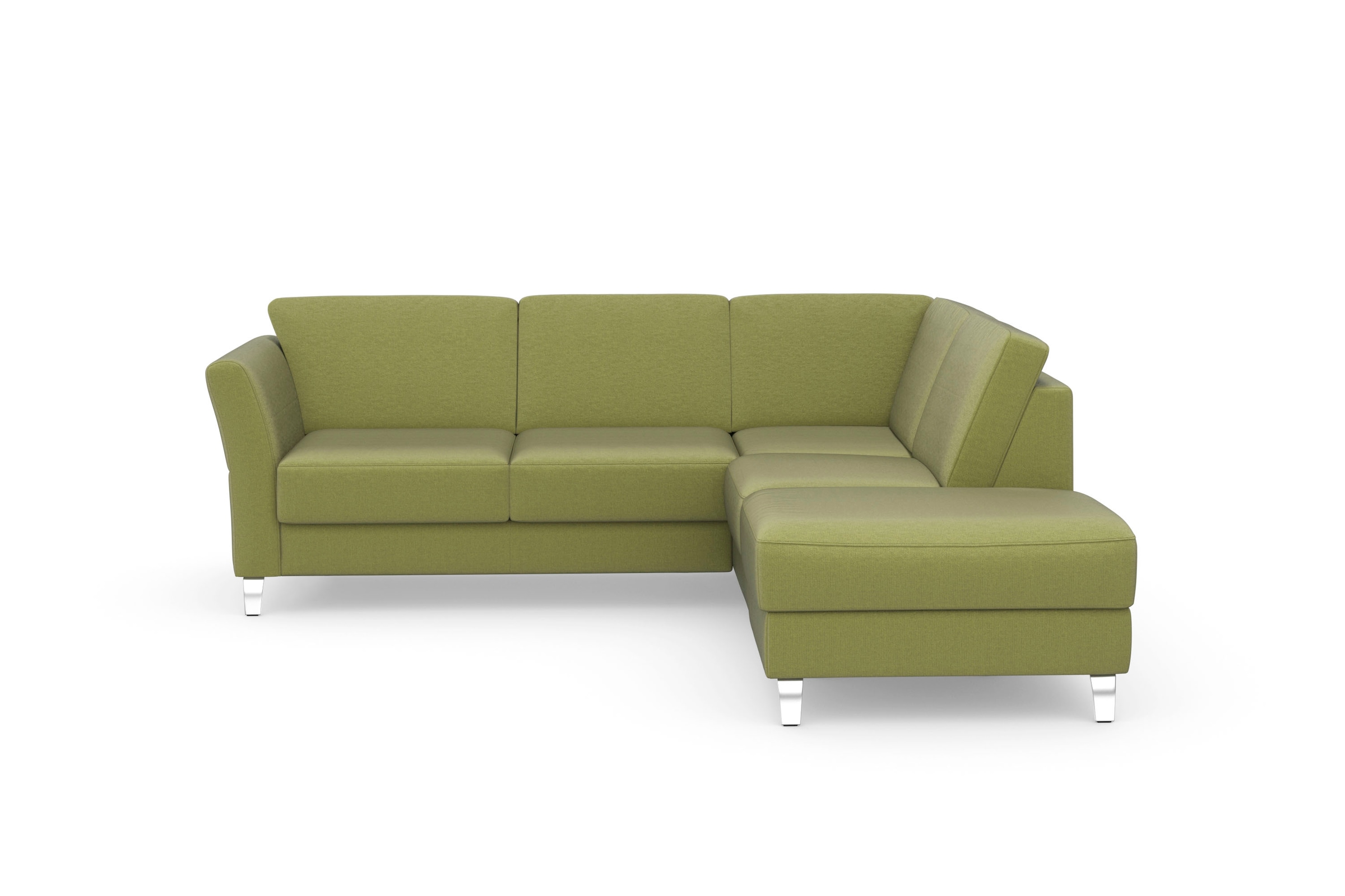 sit&more Ecksofa "Visby L-Form" Wahlweise mit Bettfunktion und Stauraum, frei im Raum stellbar