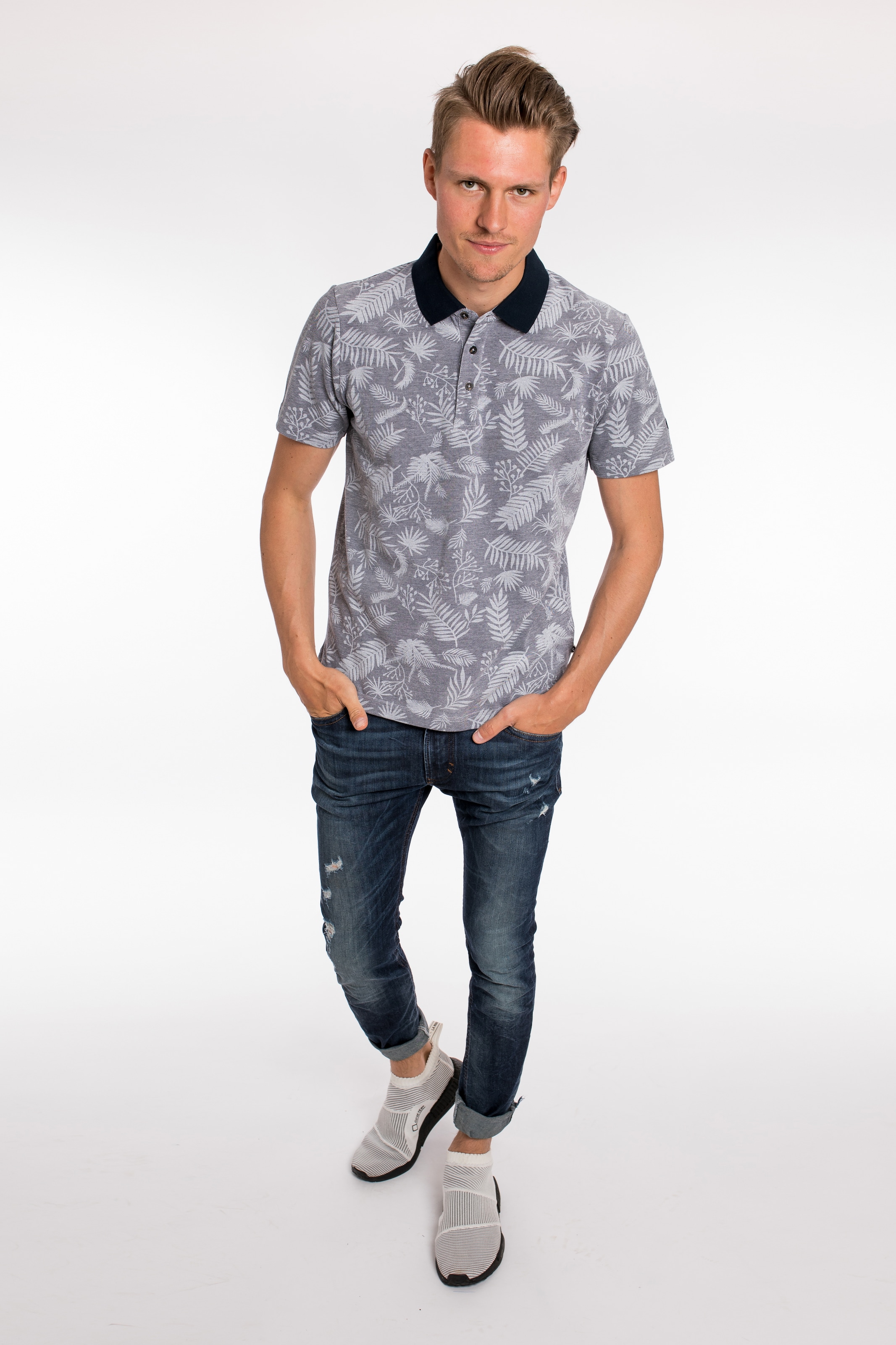 DEPROC Active Poloshirt »HEDLEY MEN«, auch in Grossen Grössen erhältlich