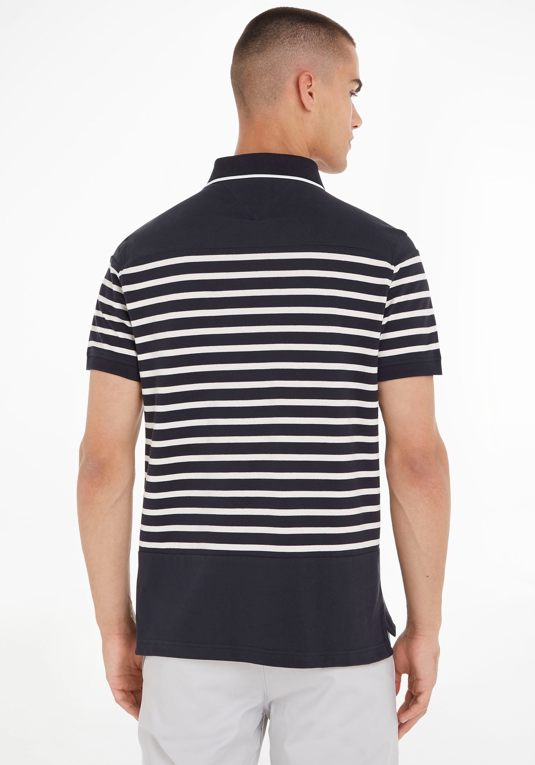 Tommy Hilfiger Poloshirt »PLACED STRIPE POLO«, in gestreifter Optik online  shoppen | Jelmoli-Versand