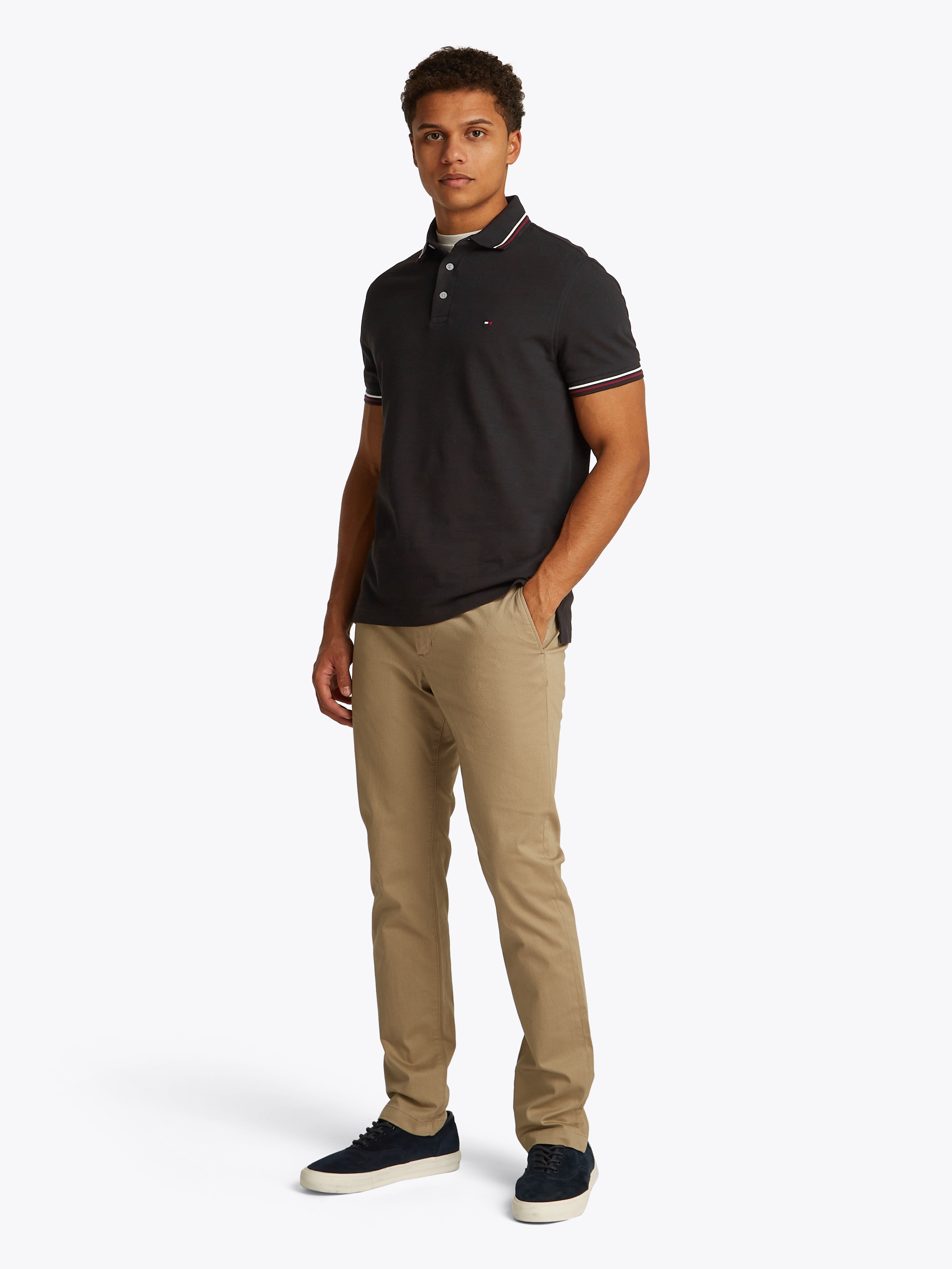 Tommy Hilfiger Poloshirt »TIPPED SLIM FIT POLO«, mit Kontrast-Details