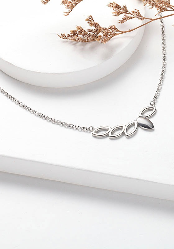 Kingka Kette mit Anhänger "ORIVA Leaves"