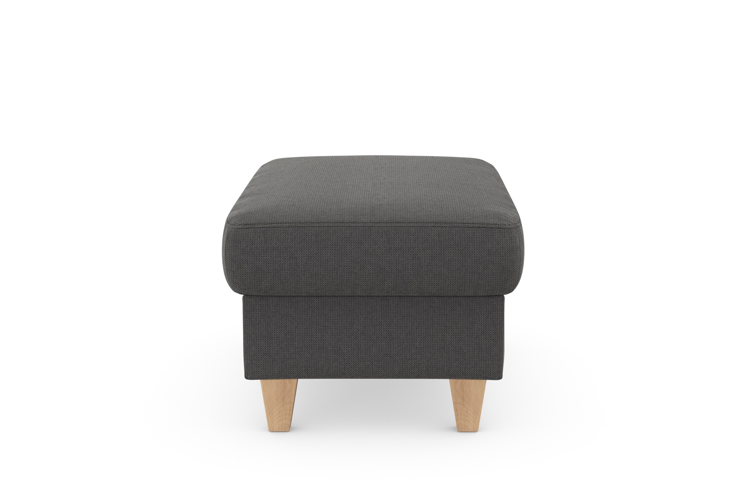 sit&more Stauraumhocker »Farö«, mit Stauraum und Federkern und naturfarbenen Füssen