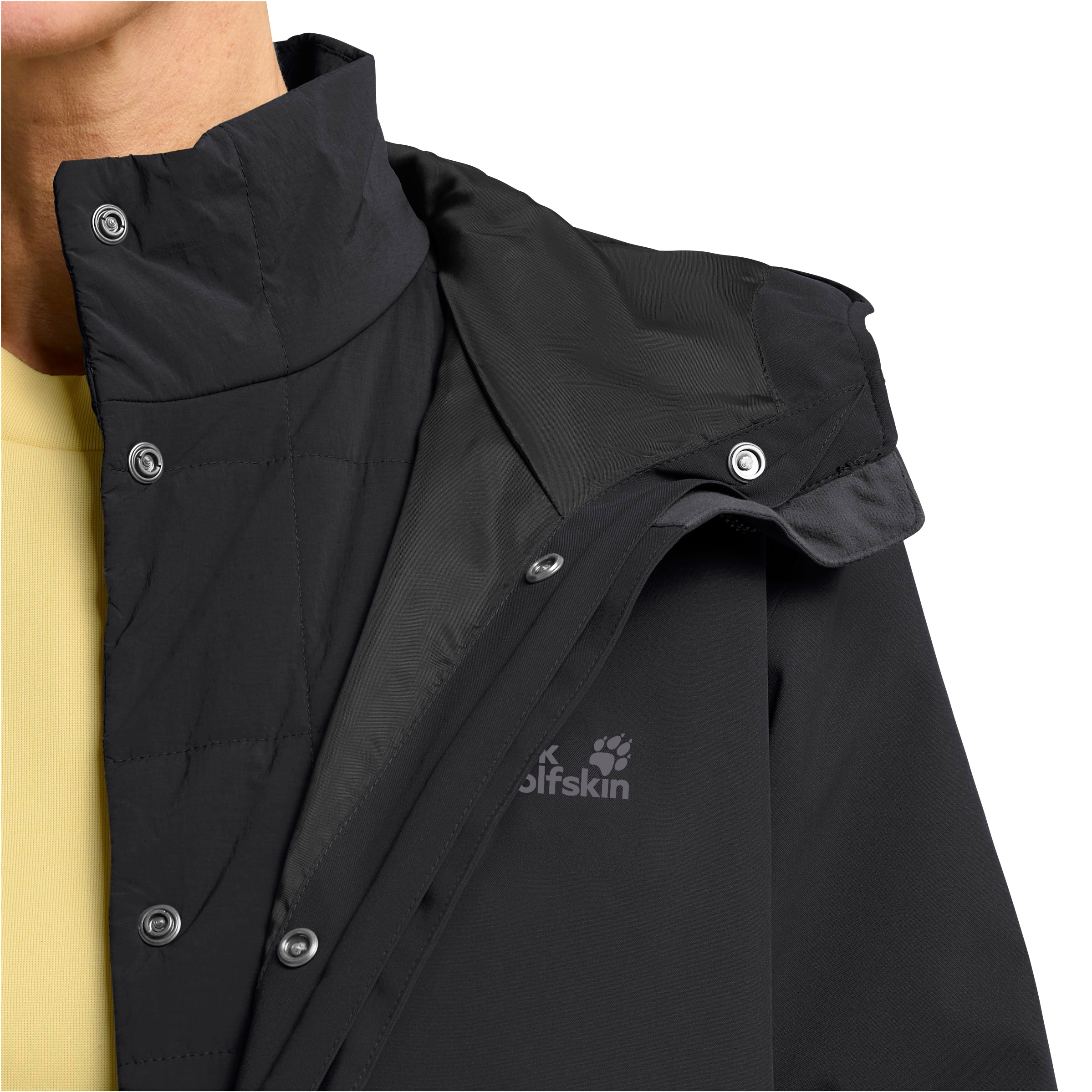 Jack Wolfskin 3-in-1-Funktionsmantel »WINTERDUNE 3IN1 COAT W«, 3in1, wasserdicht, Übergangsjacke