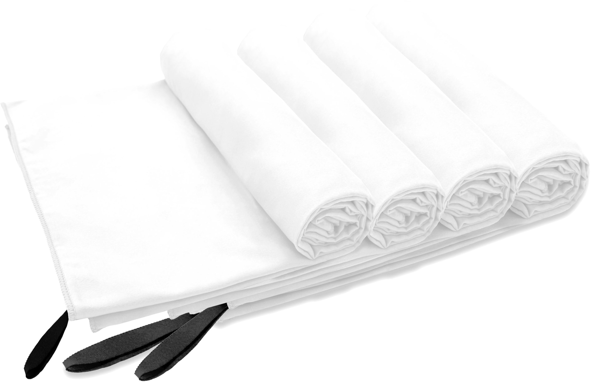 my home Handtücher »Xavi, 4 Teile, ideal als Sporthandtuch, Reisehandtuch, Strandtuch«, (Set, 4 St., 4x), diverse Grössen, sehr leicht, kompakt, schnelltrocknend, Mikrofaser