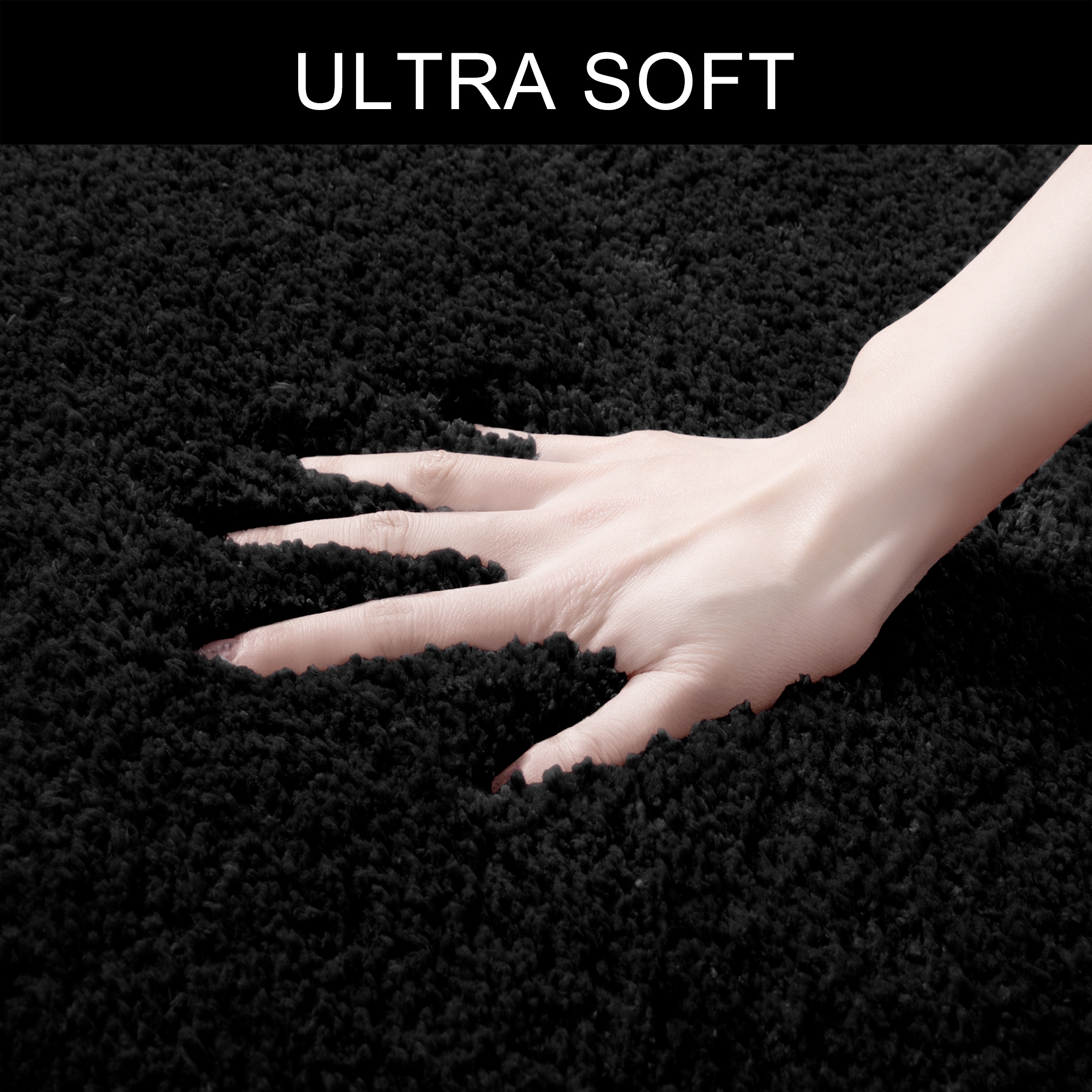 my home Badematte »Sanremo, Badvorleger, Badezimmer Teppich, sehr weich«, rutschhemmend beschichtet, fussbodenheizungsgeeignet-schnell trocknend, Badteppich, unifarben, rechteckig, rund & als 3-tlg. Set erhältlich