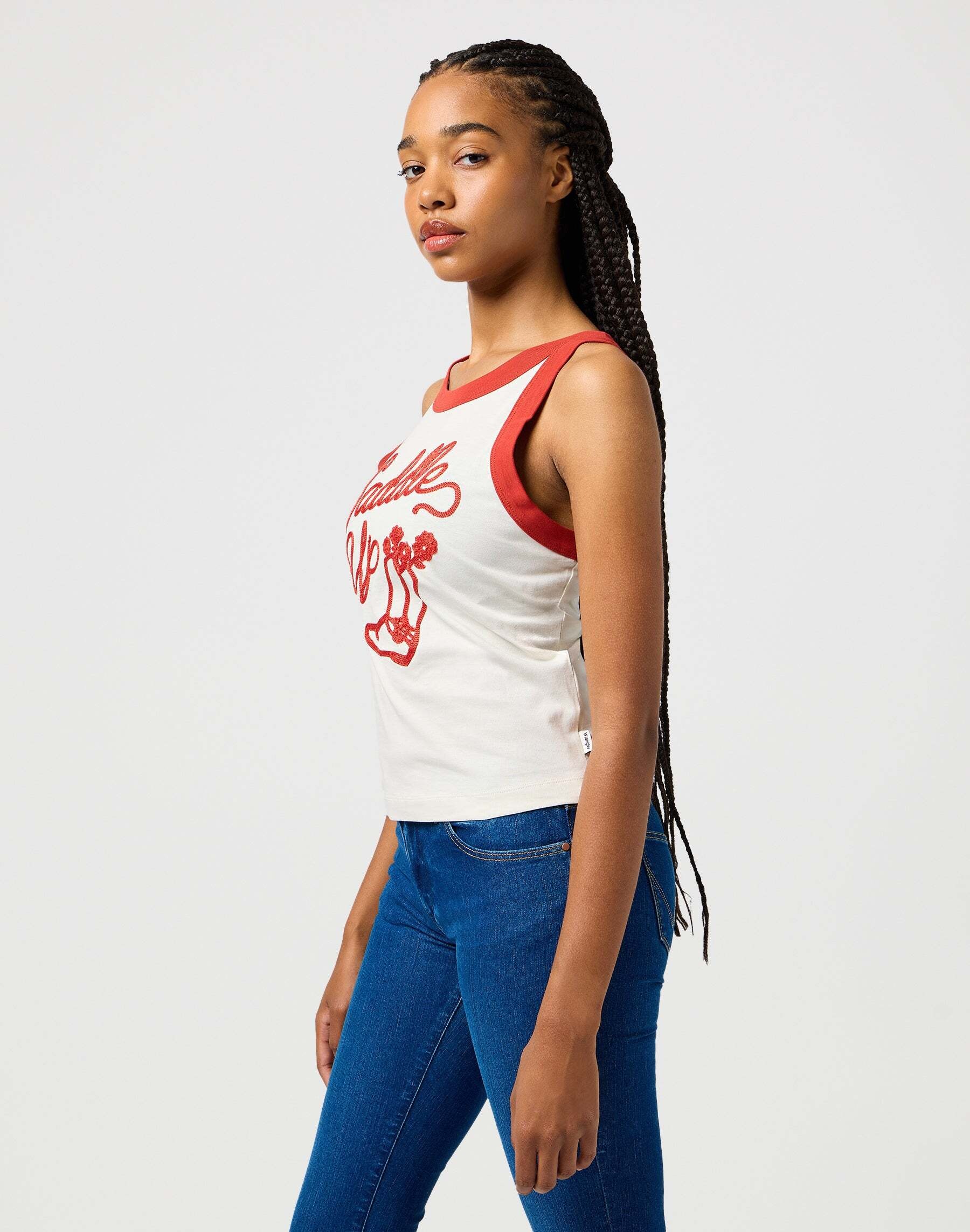 Wrangler Kurzarmshirt »Wrangler Top Ringer Tank«