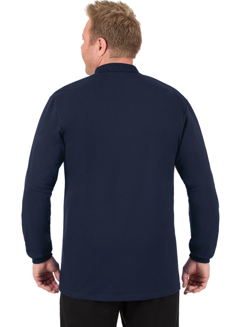 Trigema Poloshirt »TRIGEMA Langarm Poloshirt aus Baumwolle«, (1 tlg.)