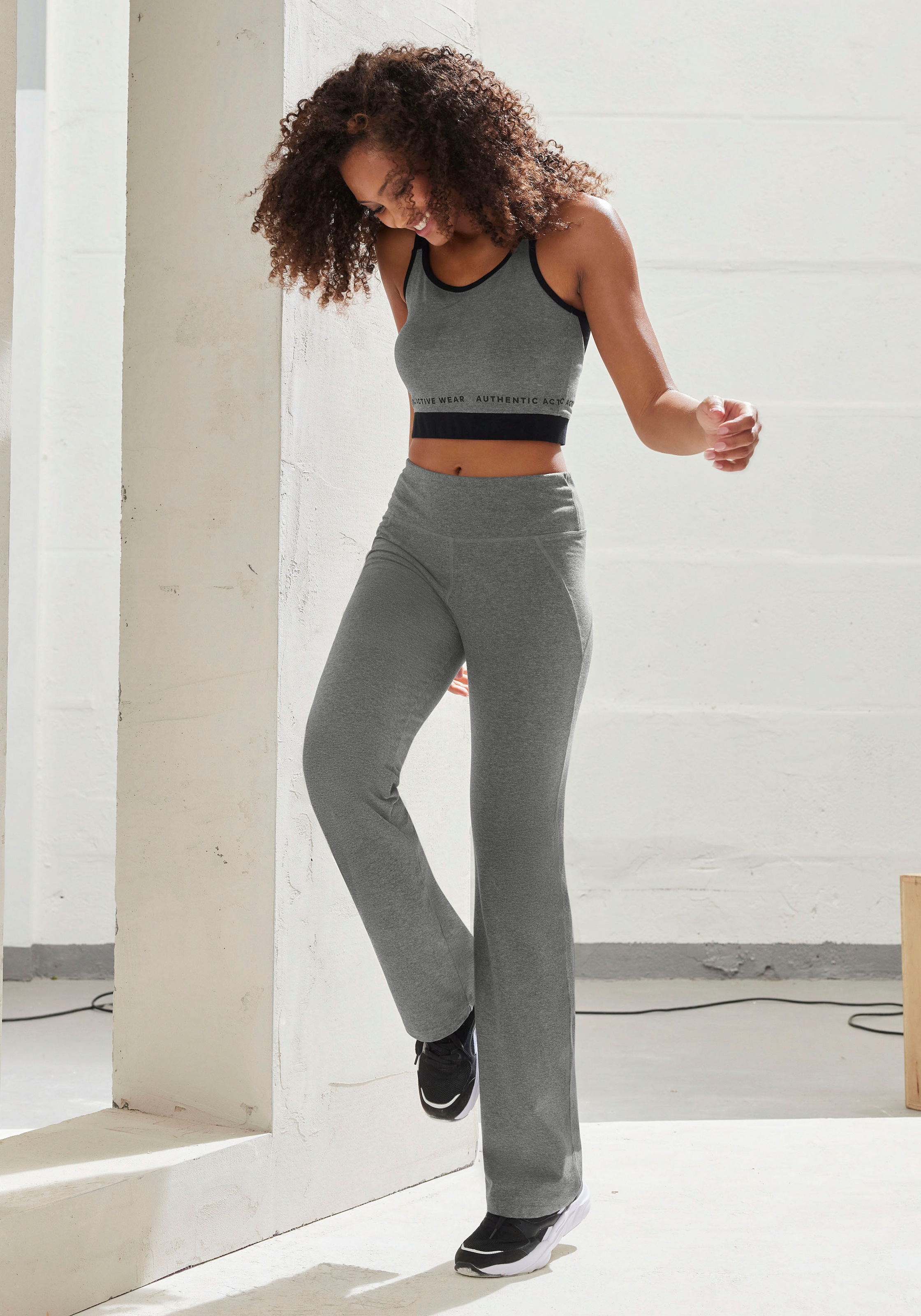 Vivance active Jazzpants »-Sporthose«, mit breitem Bündchen