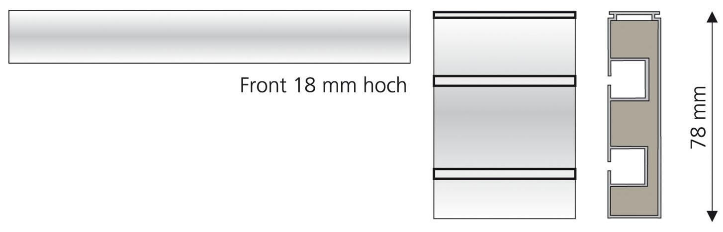 Liedeco Gardinenstange, 2 läufig-läufig, Fixmass Jelmoli-Versand | bestellen online