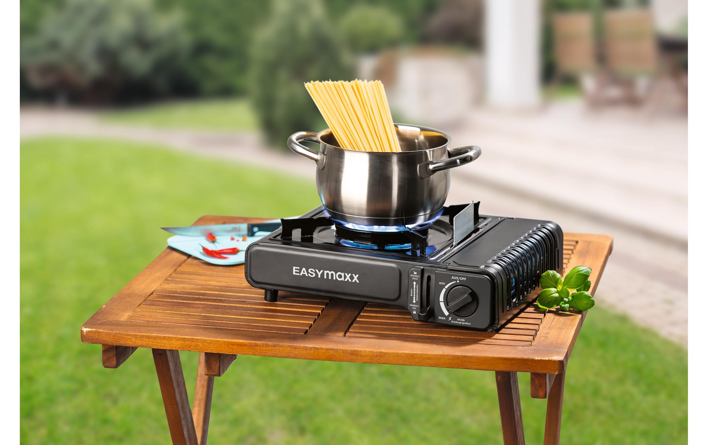 EASYmaxx Gaskocher »inkl. Koffer«, 28 cmx34 cm