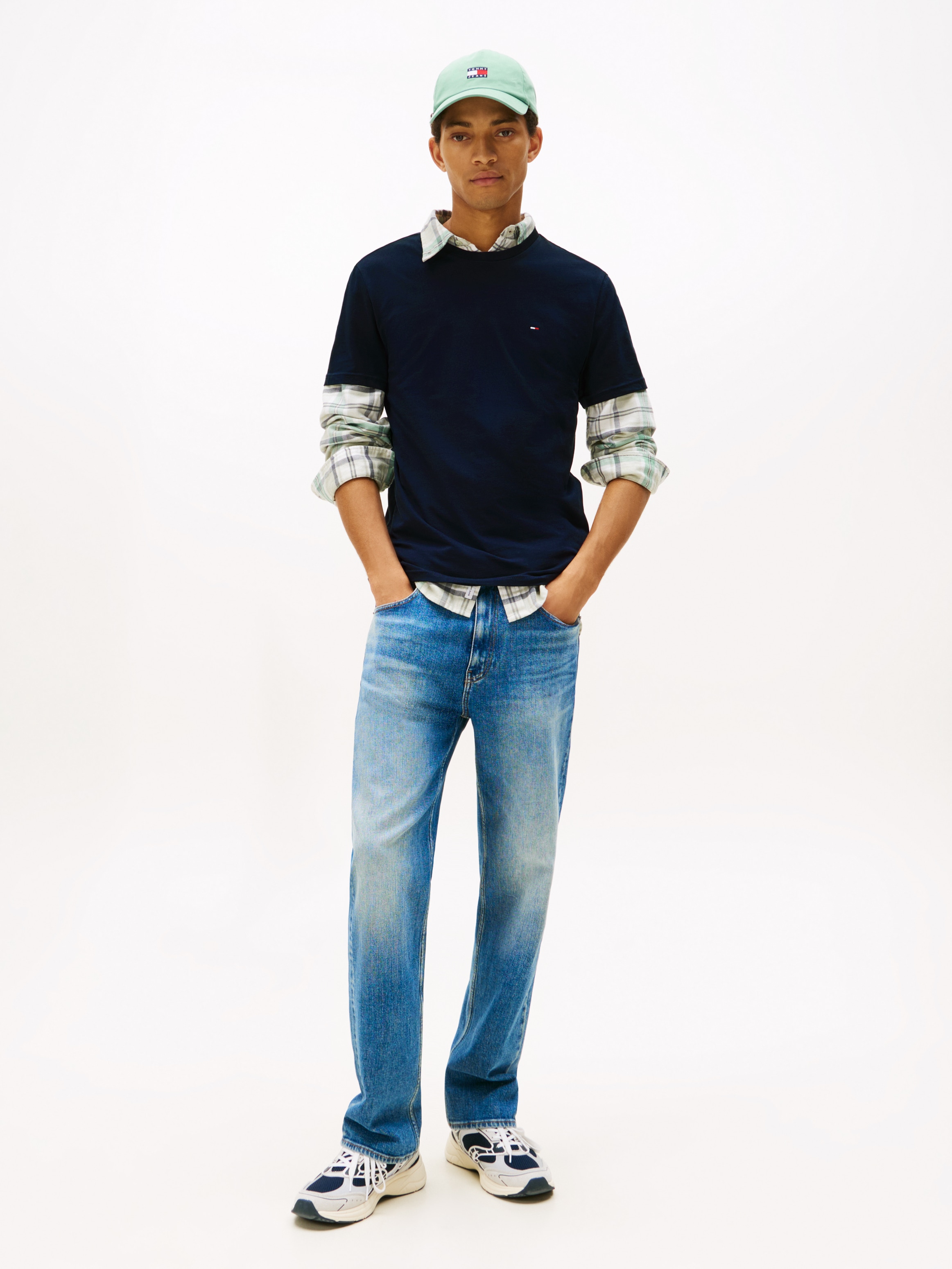 Tommy Jeans T-Shirt »TJM XSLIM 3 PACK TEE«, Mit Rundhalsausschnitt