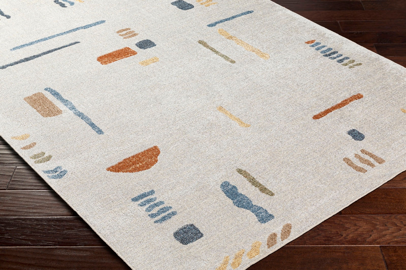 Livabliss Teppich »KITTILA«, rechteckig, 5 mm Höhe, Maschinenwaschbar, Boho Kurzflor Wohnzimmerteppich, Schlafzimmer