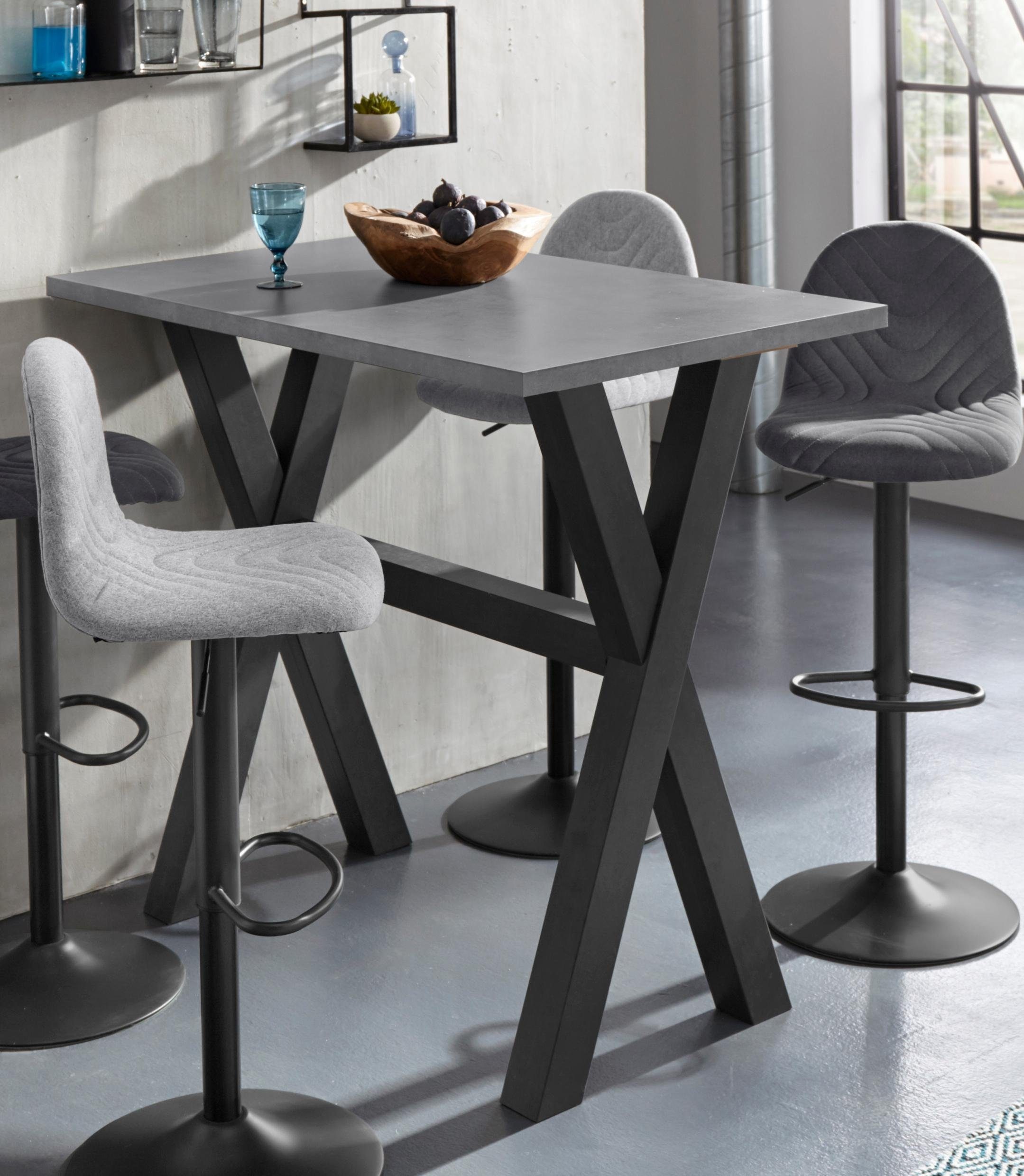 Mäusbacher Bartisch Gestell in X-Form (Breite 120, 140 oder 160 cm)