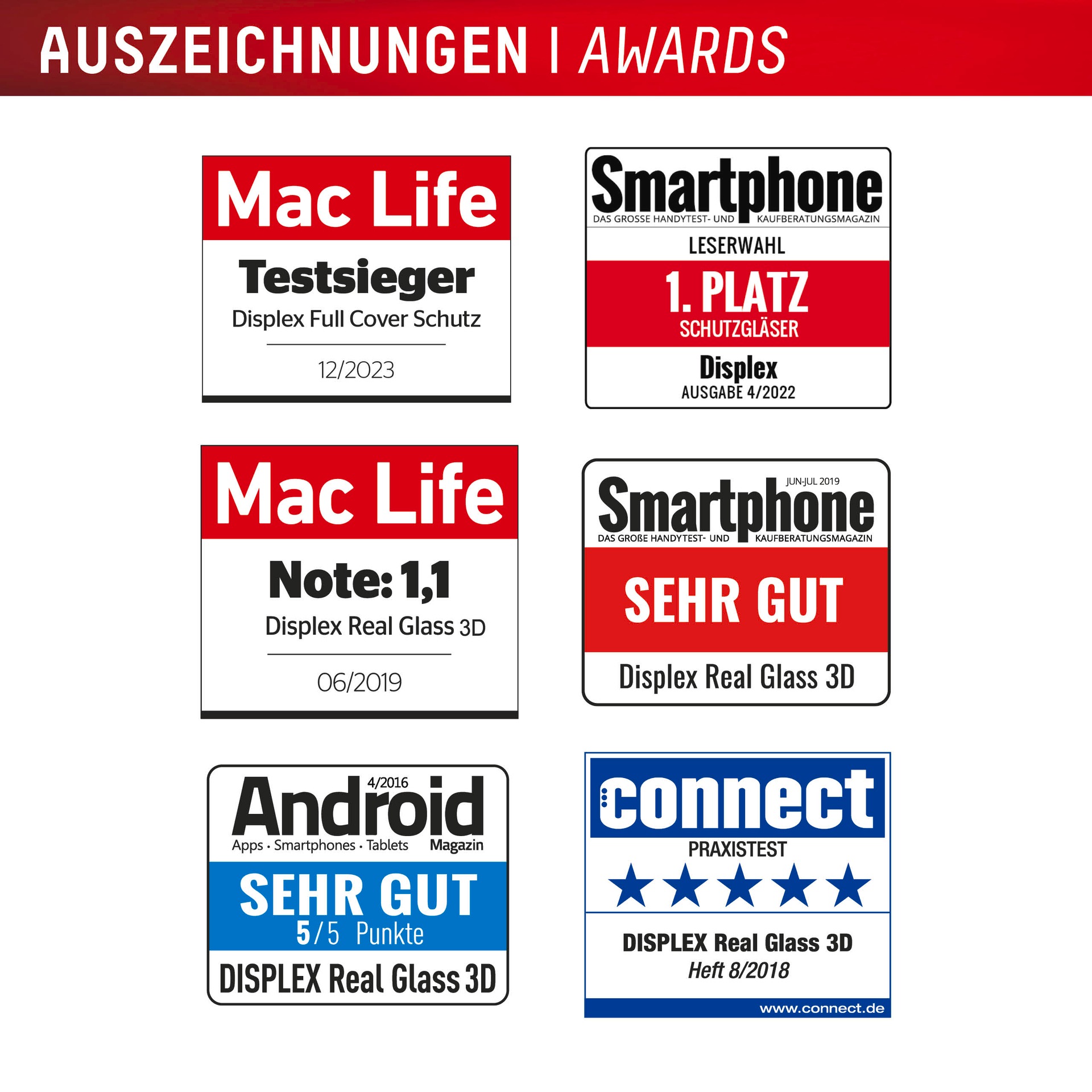 Displex Displayschutzglas »Premium Glass Screen Protector (Full Cover)«, für Samsung Galaxy S25 Edge, Displayschutzfolie, Schutzfolie, Bildschirmschutz, kratz- & stossfest