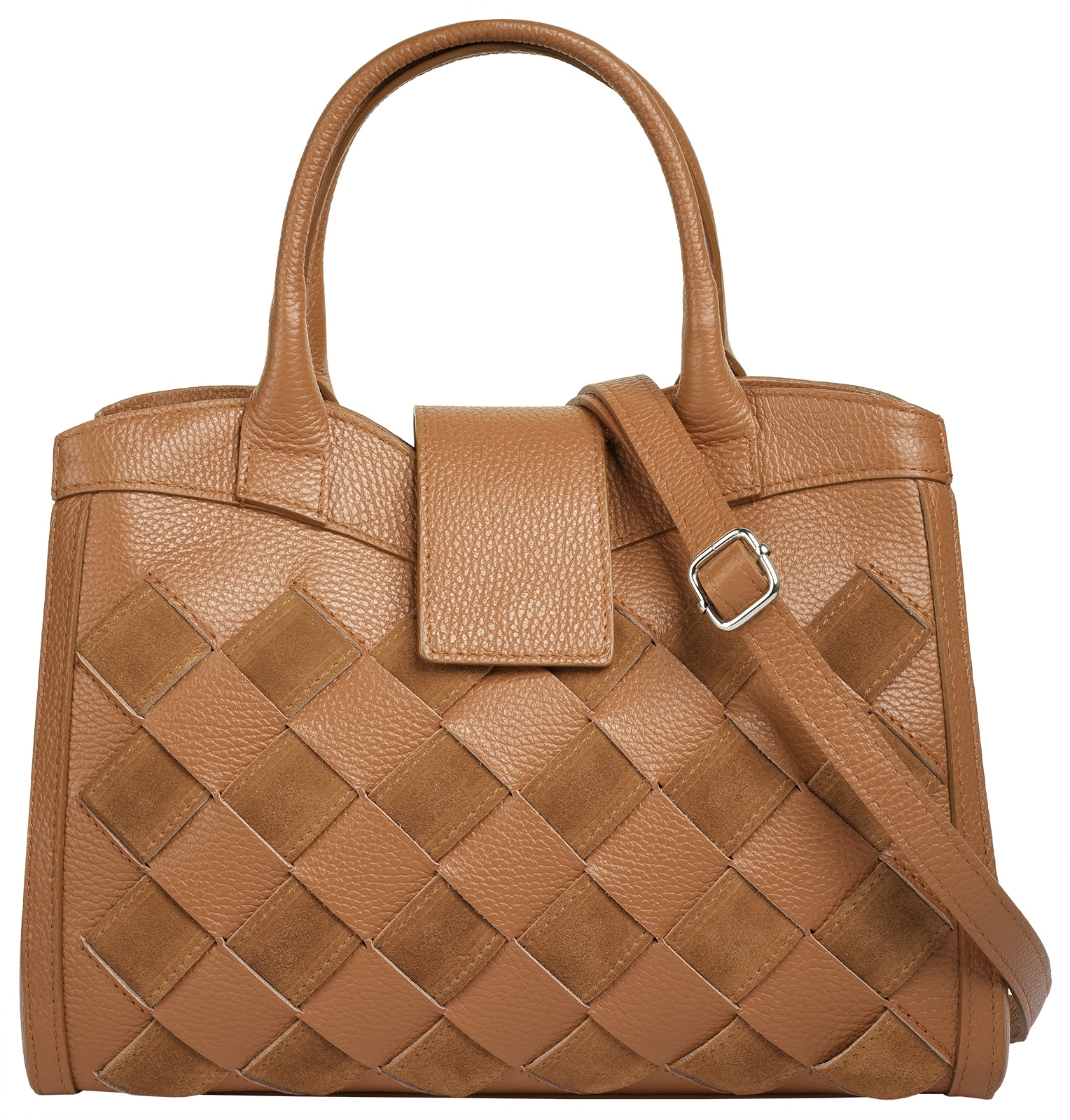 Samantha Look Henkeltasche "SAMANTHA LOOK Damen echt Leder, Made in Italy" echt Leder, Made in Italy