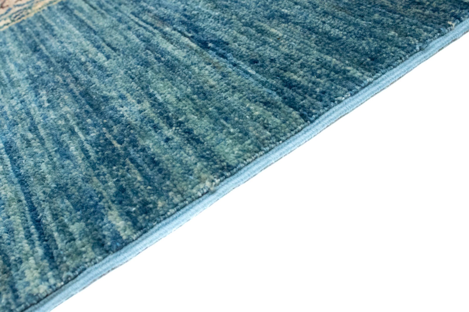 morgenland Wollteppich »Gabbeh Teppich handgeknüpft hellblau«, rechteckig,  handgeknüpft online shoppen | Jelmoli-Versand