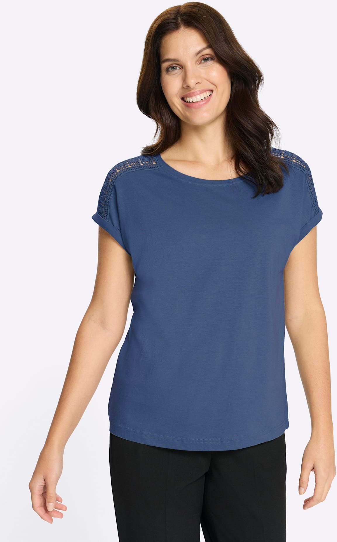 Classic Basics Rundhalsshirt »Rundhals-Shirt« 1 tlg.