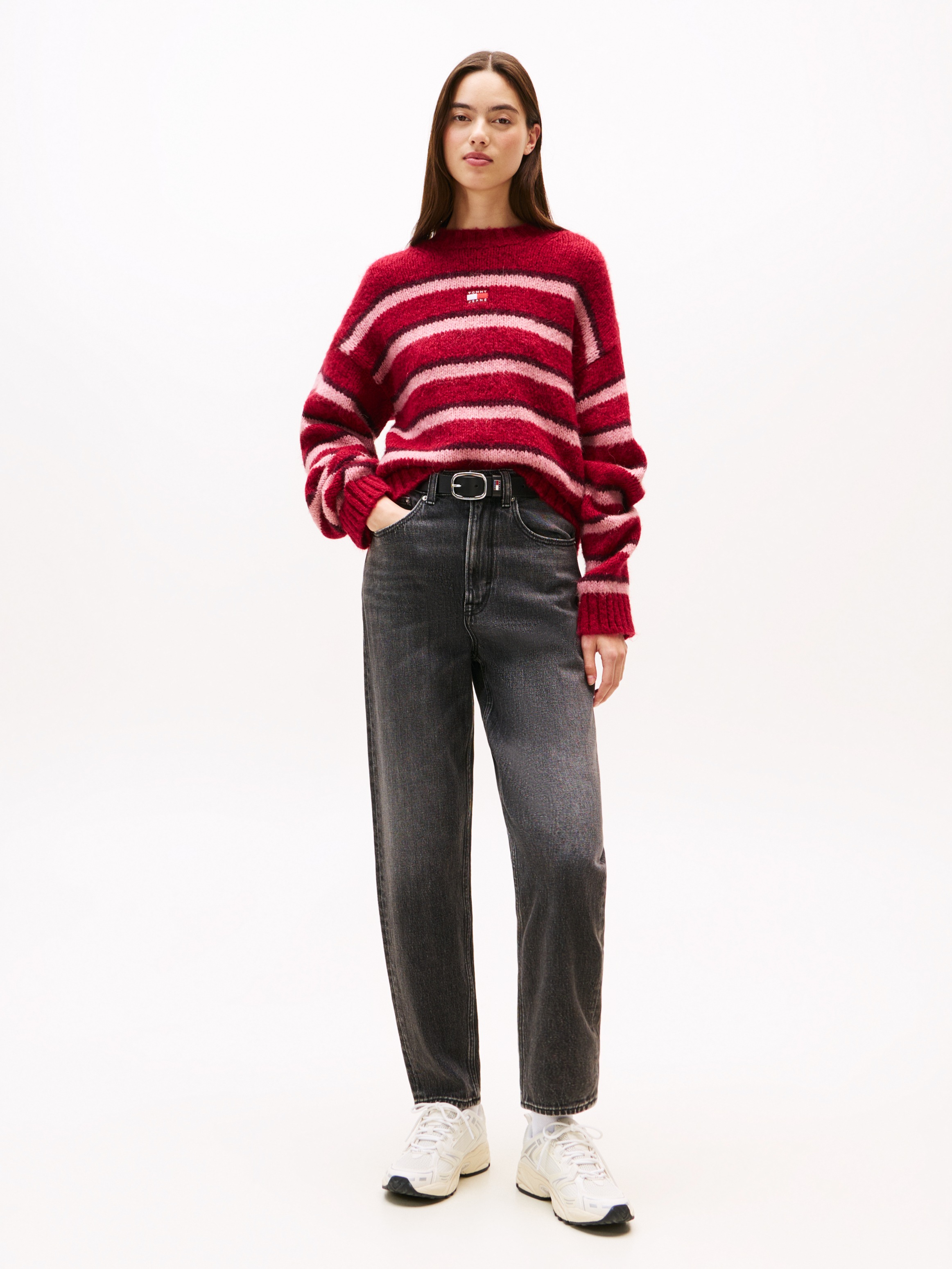 Tommy Jeans Tapered-fit-Jeans »MOM JEAN UH TPR BI0187«