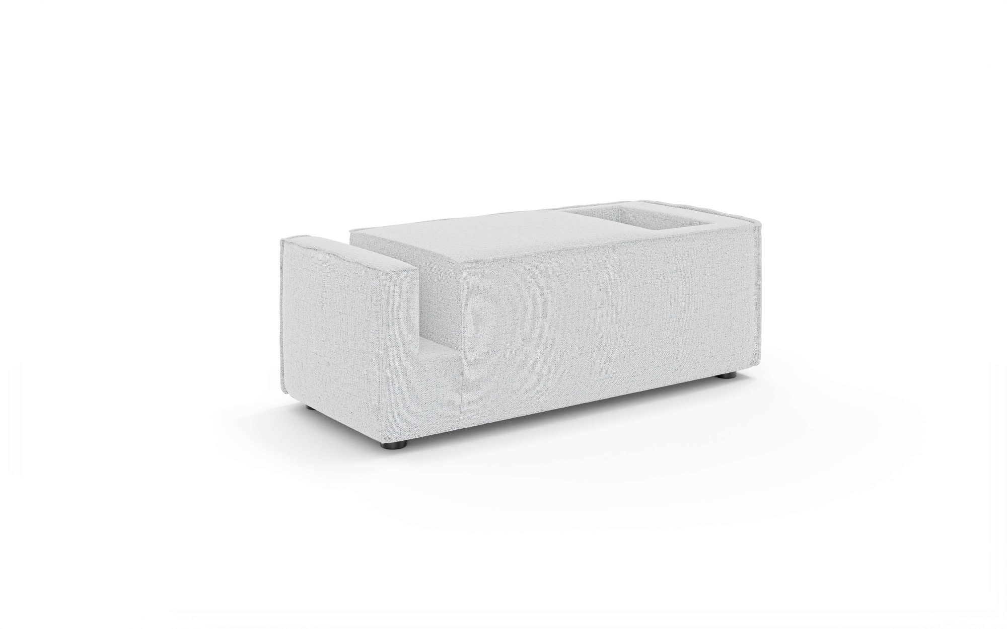 INOSIGN Sofaelement »HAILY Tisch für das Modulsofa, Masse B/T/H: 45/100/37 cm«, als Modul oder separat verwendbar, mit Steckfach und Ablagefläche