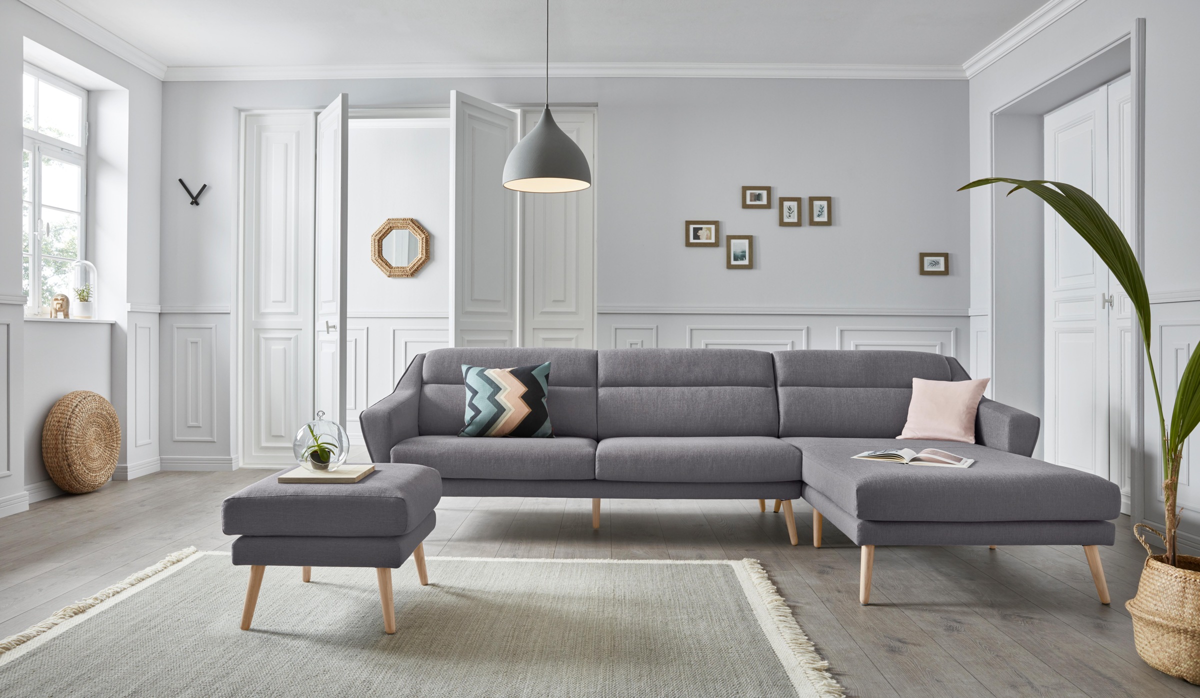 andas Hocker »Bille«, mit Eiche-Beinen, Design by Morten Georgsen