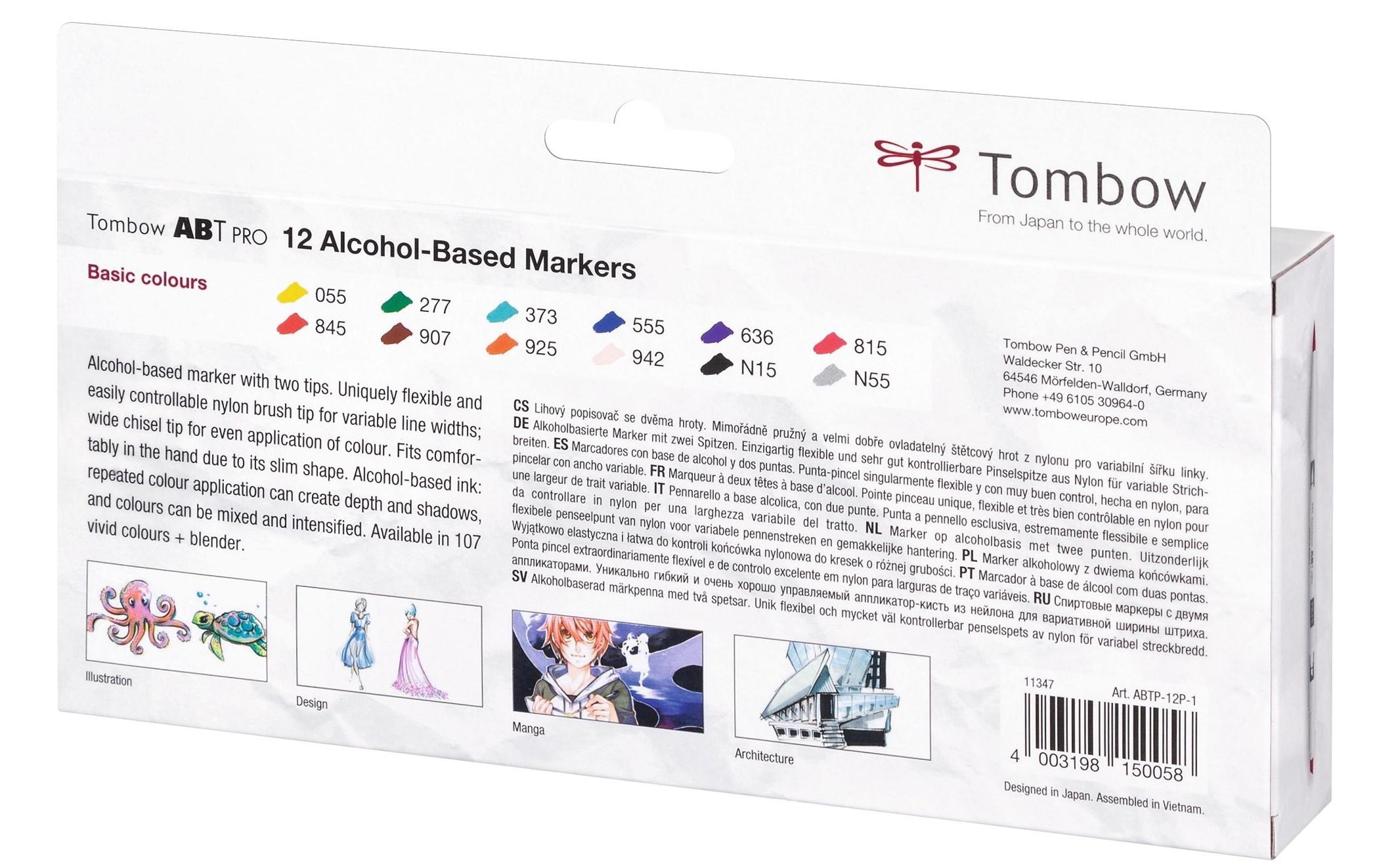 TOMBOW Faserstift »Basic Colors, Box«, Deckend