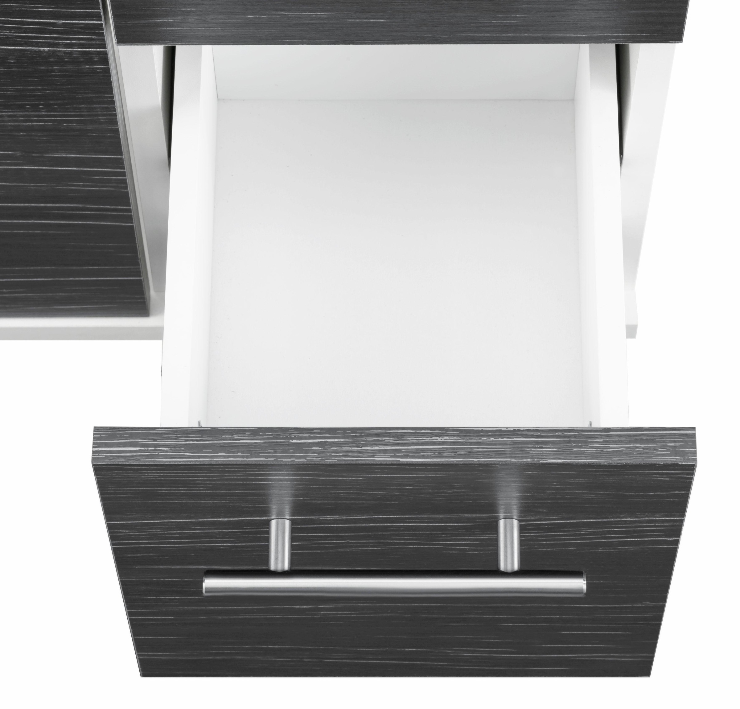 welltime Waschbeckenunterschrank »Emmi, Breite 65 cm made in Germany«, Siphonausschnitt, Metallbeschläge