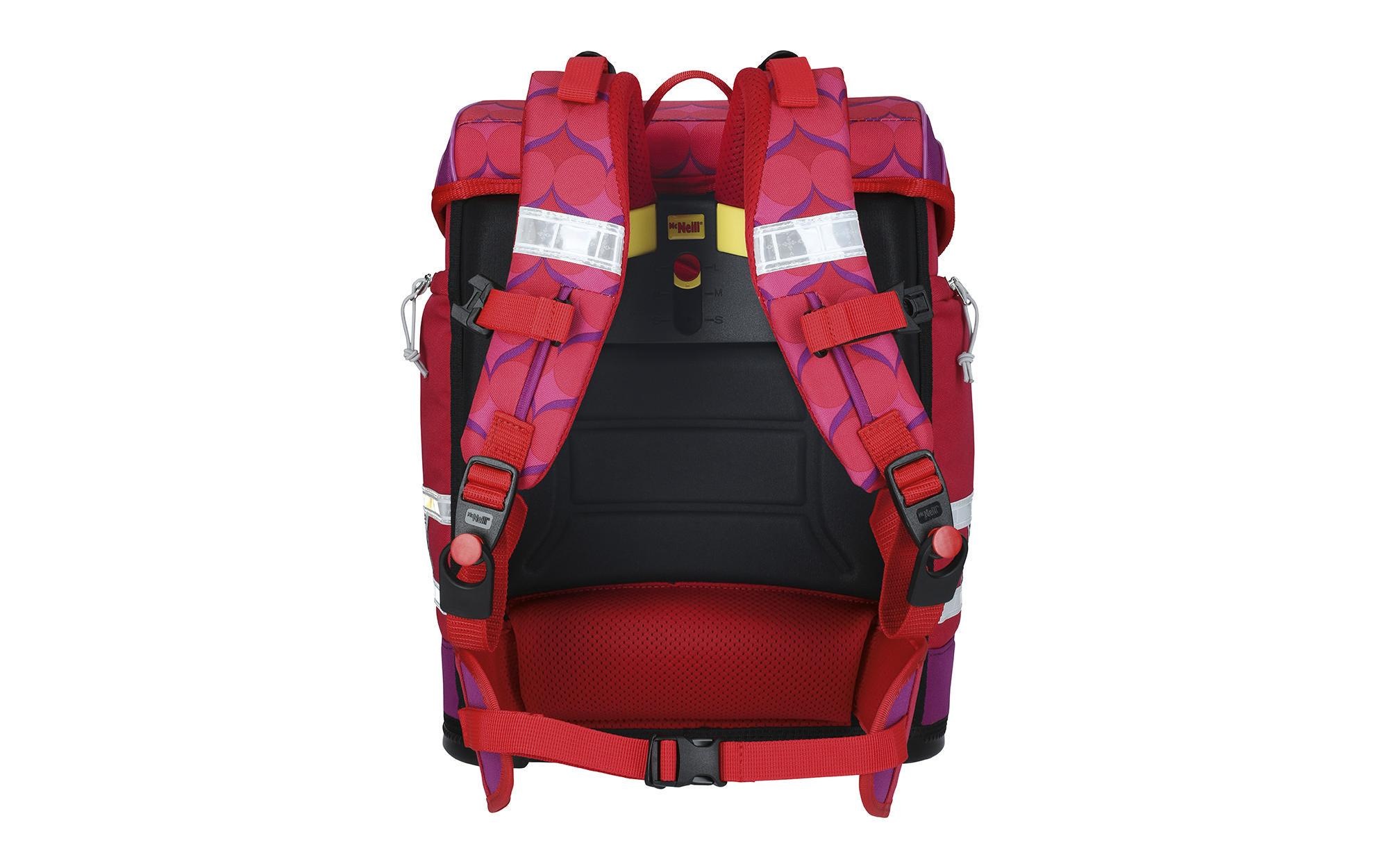 McNeill Schulranzen »ERGO Light 912 S, Violet«, Reflektoren